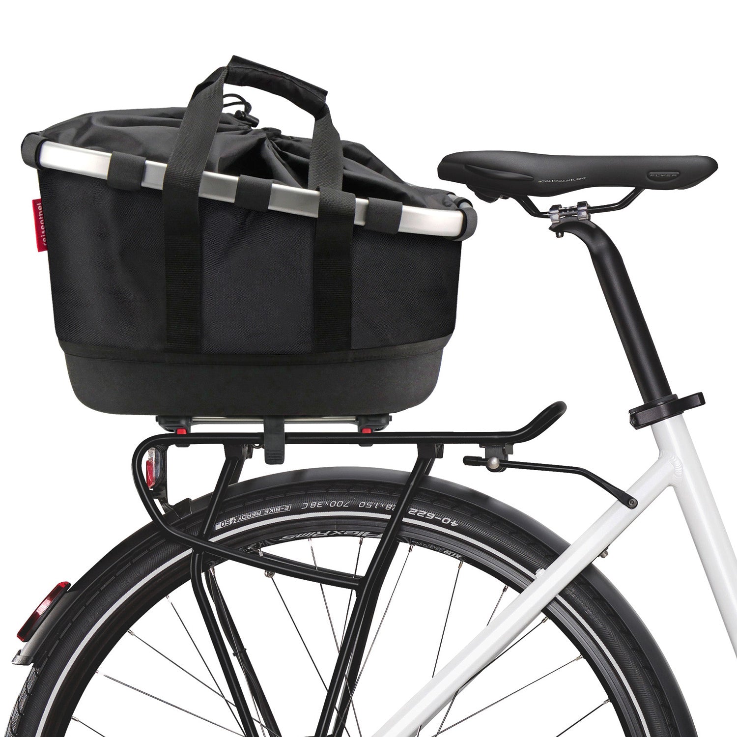 klickfix fahrradtasche bikebasket Klickfix Reisenthel Bikebasket GT Gepäckträgertasche mit Aluminumrahme –  Biketech24