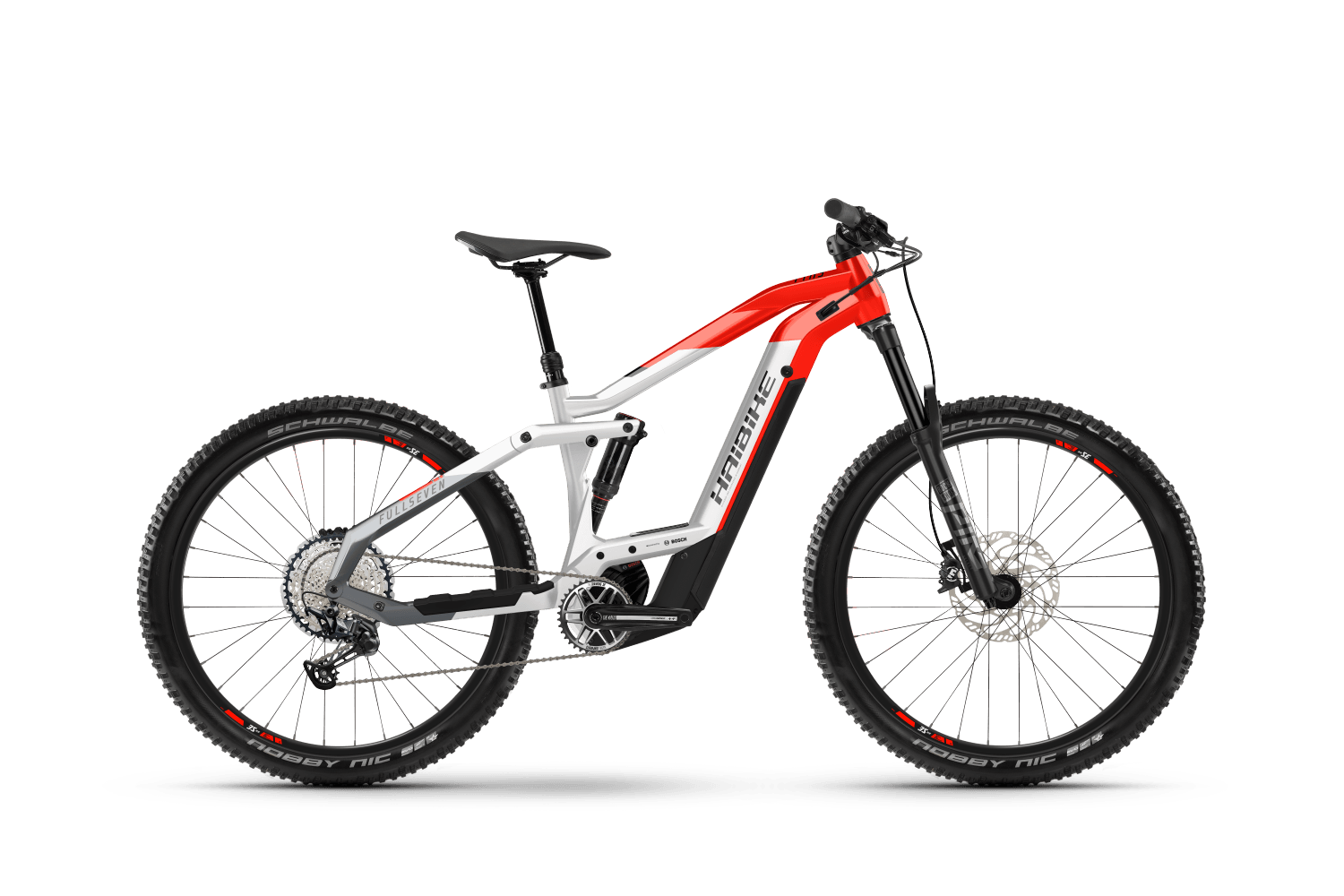 Haibike FullSeven 9 27,5" cool grey/ red - 50 cm