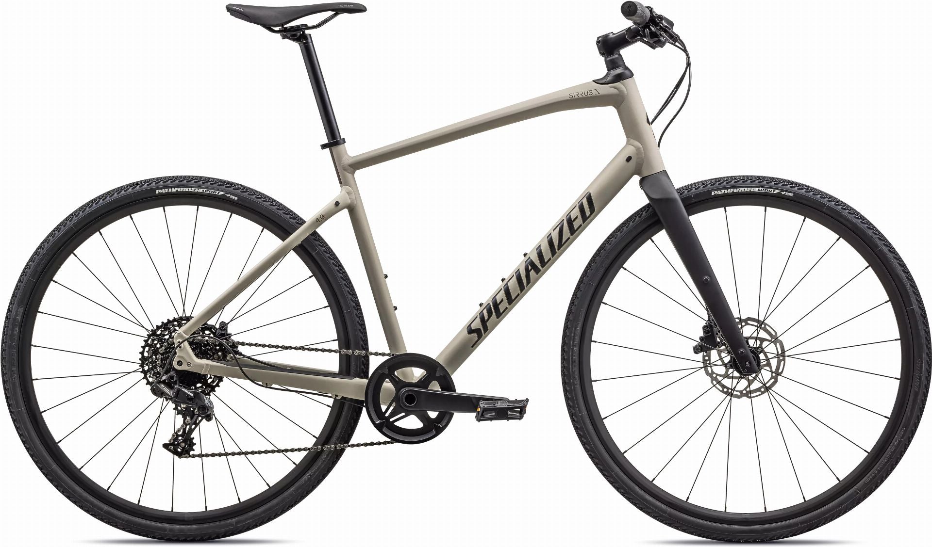 Specialized Sirrus X 4.0 Fitnessbike Diamant 28" Satin White Mountains/Taupe/Satin Black Reflective - L