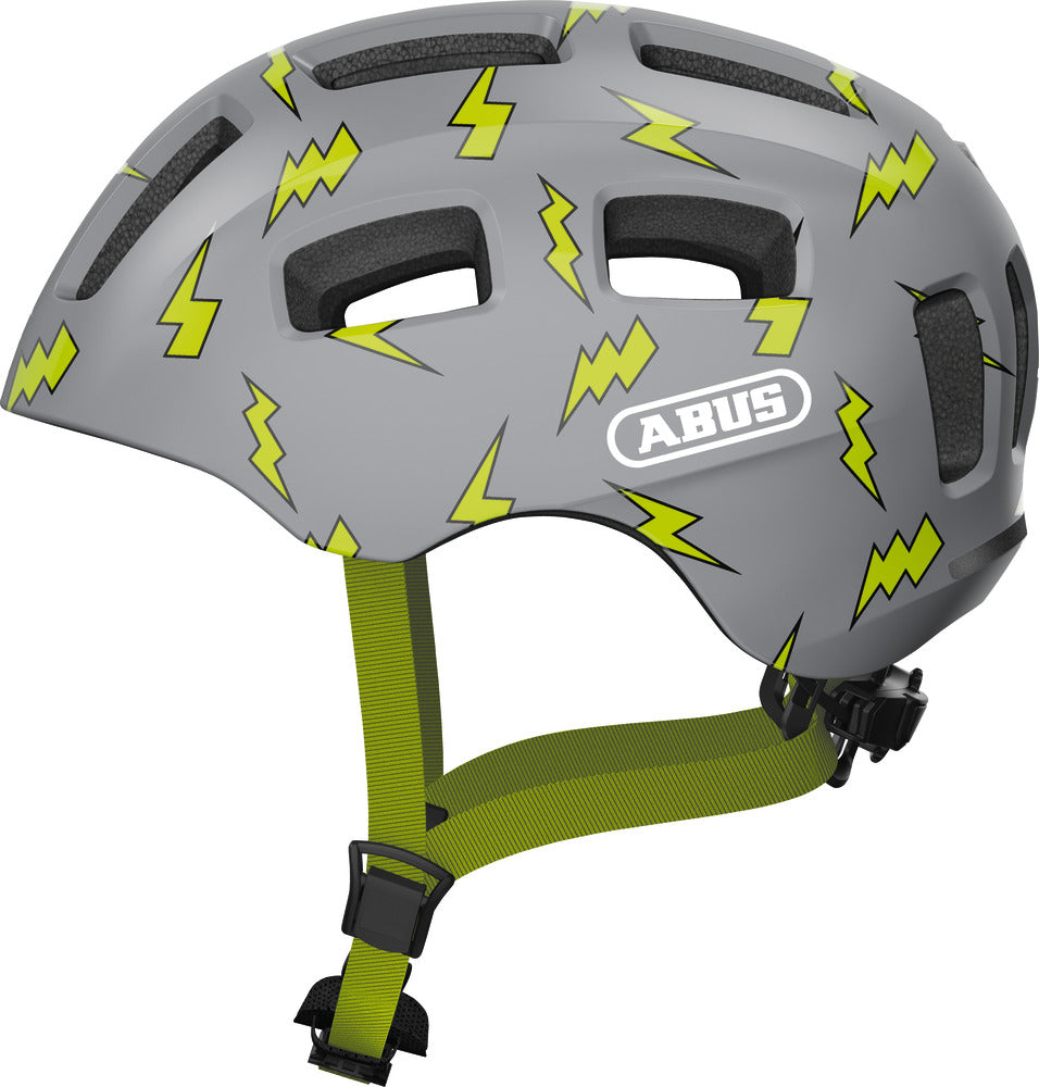 Abus Youn-I 2.0 Kinder-Helm grey flash – Biketech24