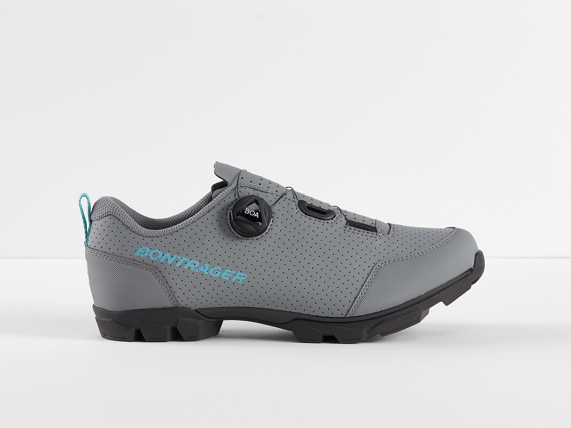 Bontrager Evoke MTB-Schuhe quicksilver/miami green - 45