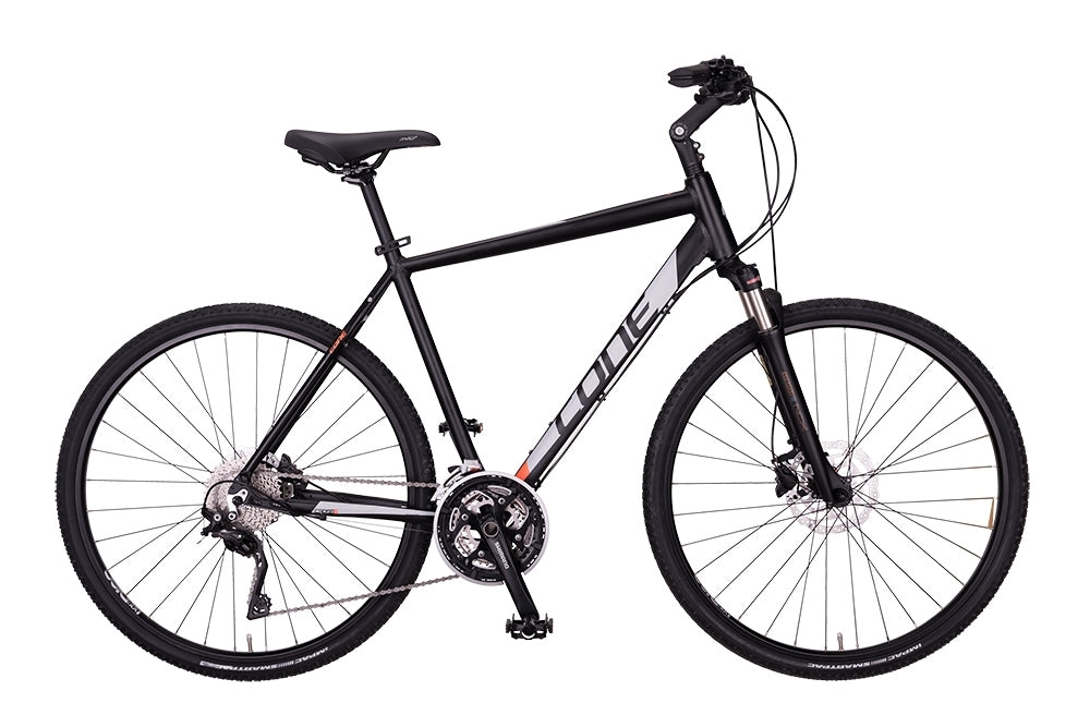 crossbike schwarz matt Cone Cross 5 Crossrad 28" Diamant schwarz matt – Biketech24