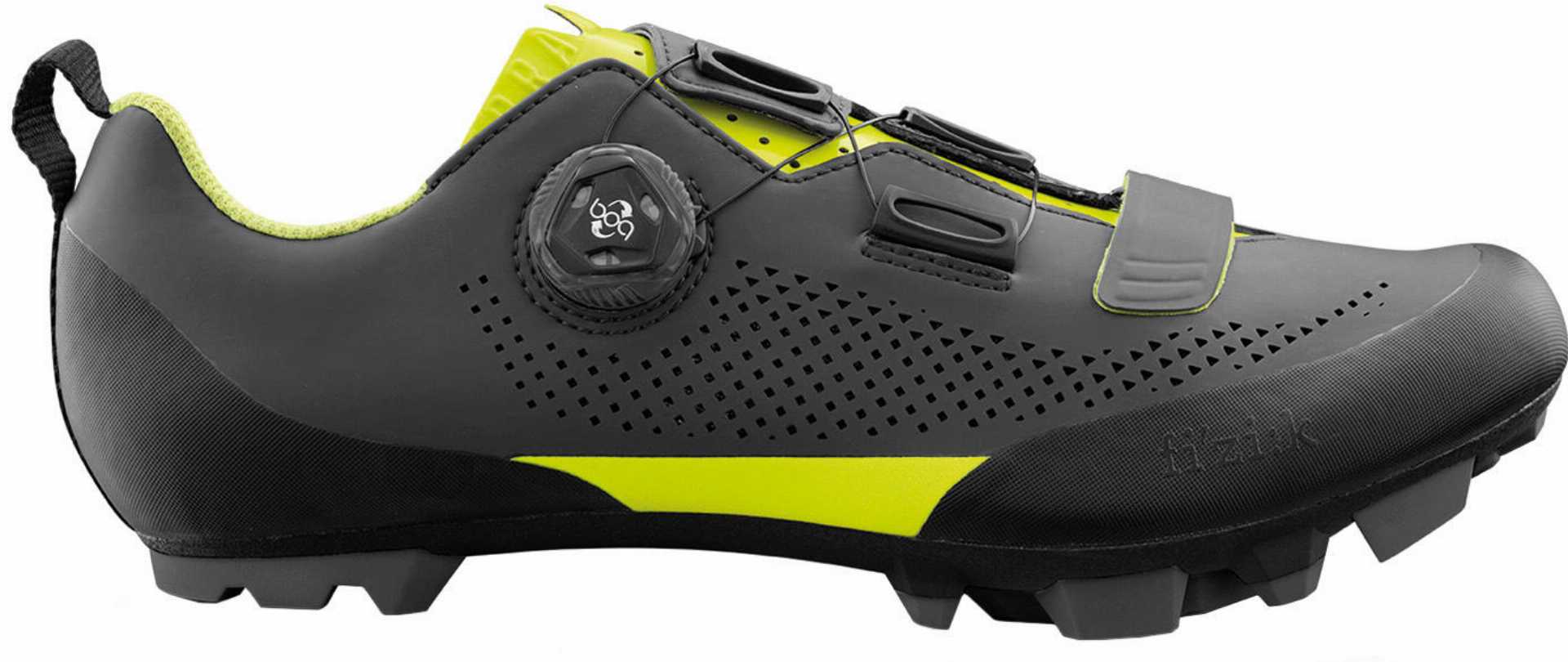 Fizik Terra X5 MTB-Schuhe grau/gelb fluo - 41,5