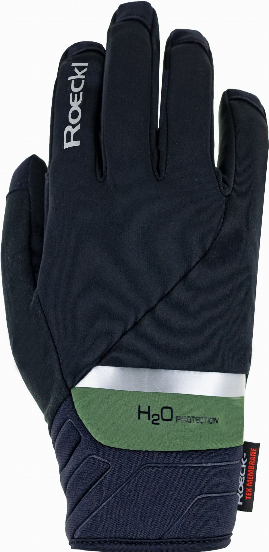 Roeckl Ranten 2 Waterproof Handschuhe lang black/fir forest