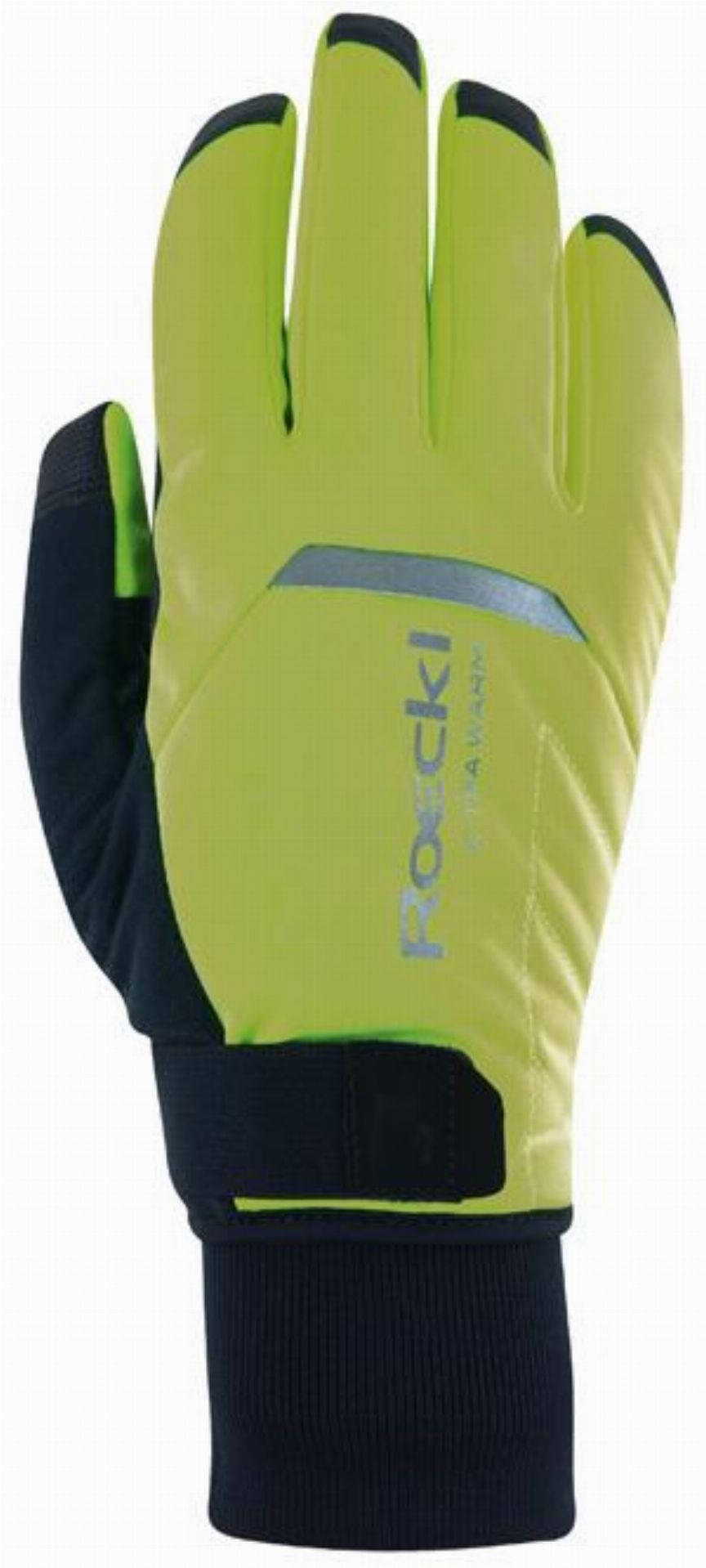 Roeckl Villach 3 Extra Warm Handschuhe lang fluo yellow – Biketech24