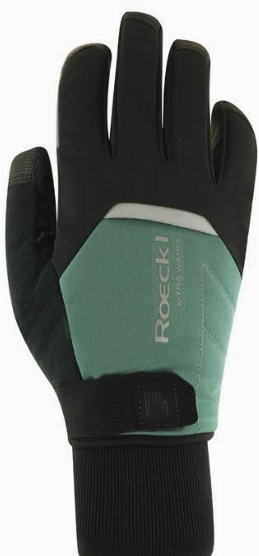 Roeckl Villach 3 Extra Warm Handschuhe lang black/silver pine – Biketech24