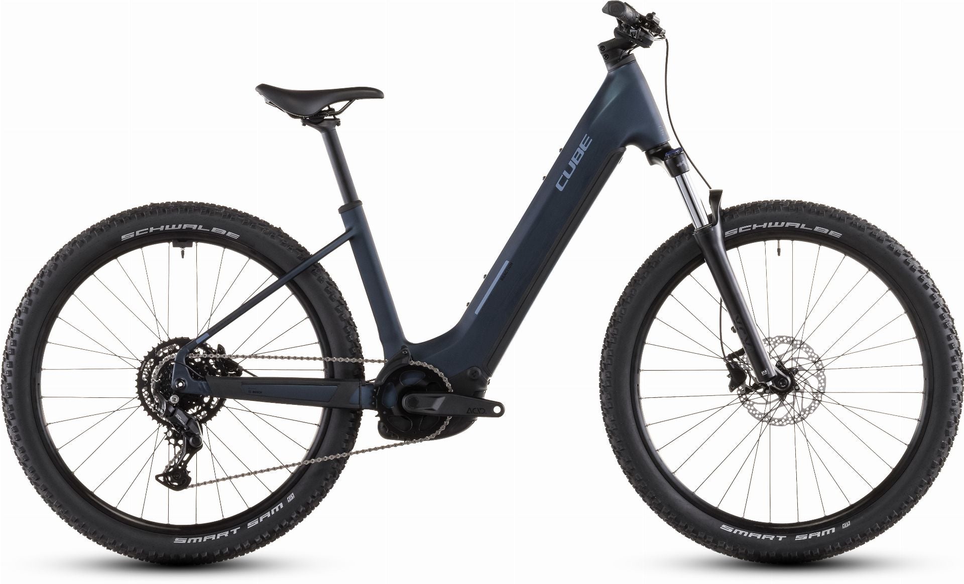 Cube Reaction Hybrid Performance 600 Wh E-Bike Hardtail Easy Entry 27,5" indigoblue ́n ́reflex - M