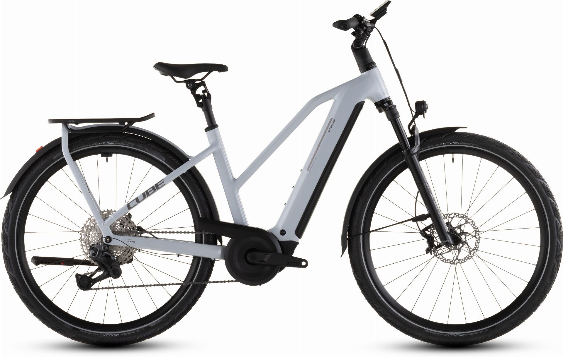 Cube Kathmandu Hybrid SLX 800 Wh E-Bike Trapeze 28" foggrey ́n ́grey - 46 cm