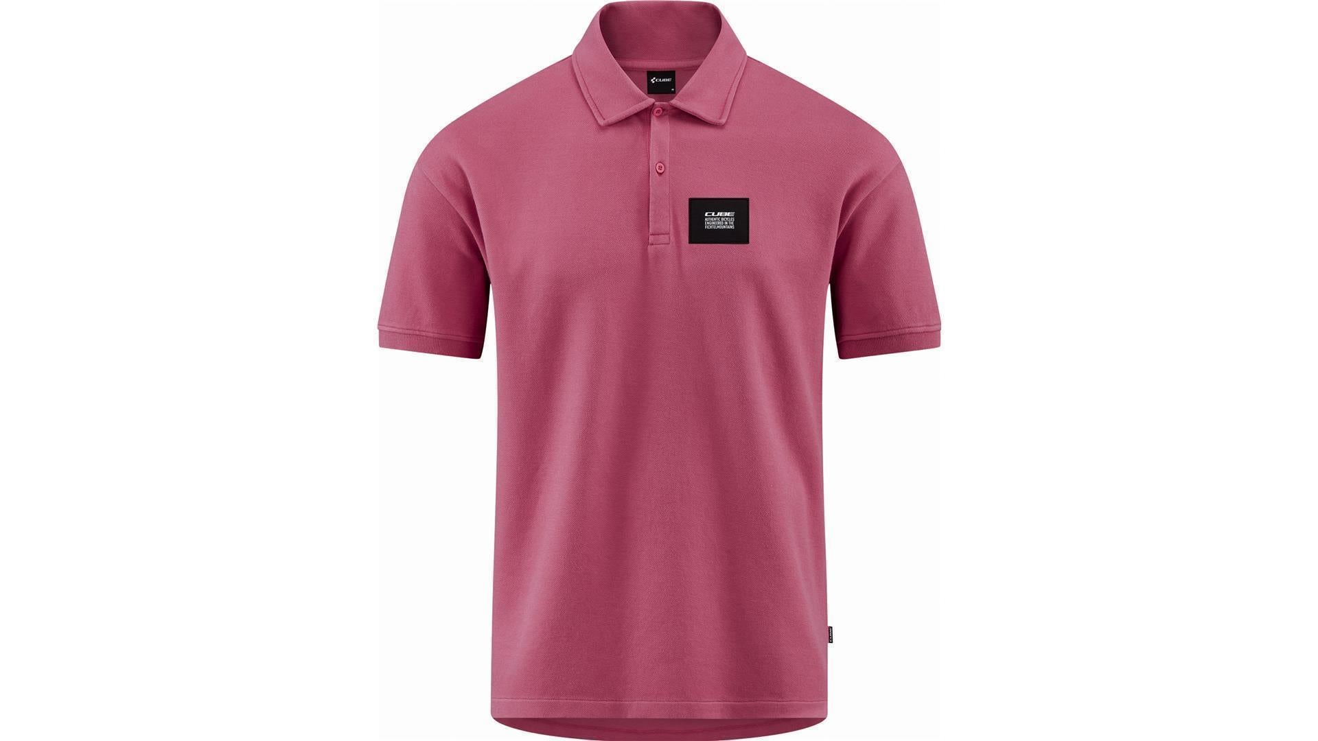 Cube Organic Polo Shirt GTY Fit light pink M