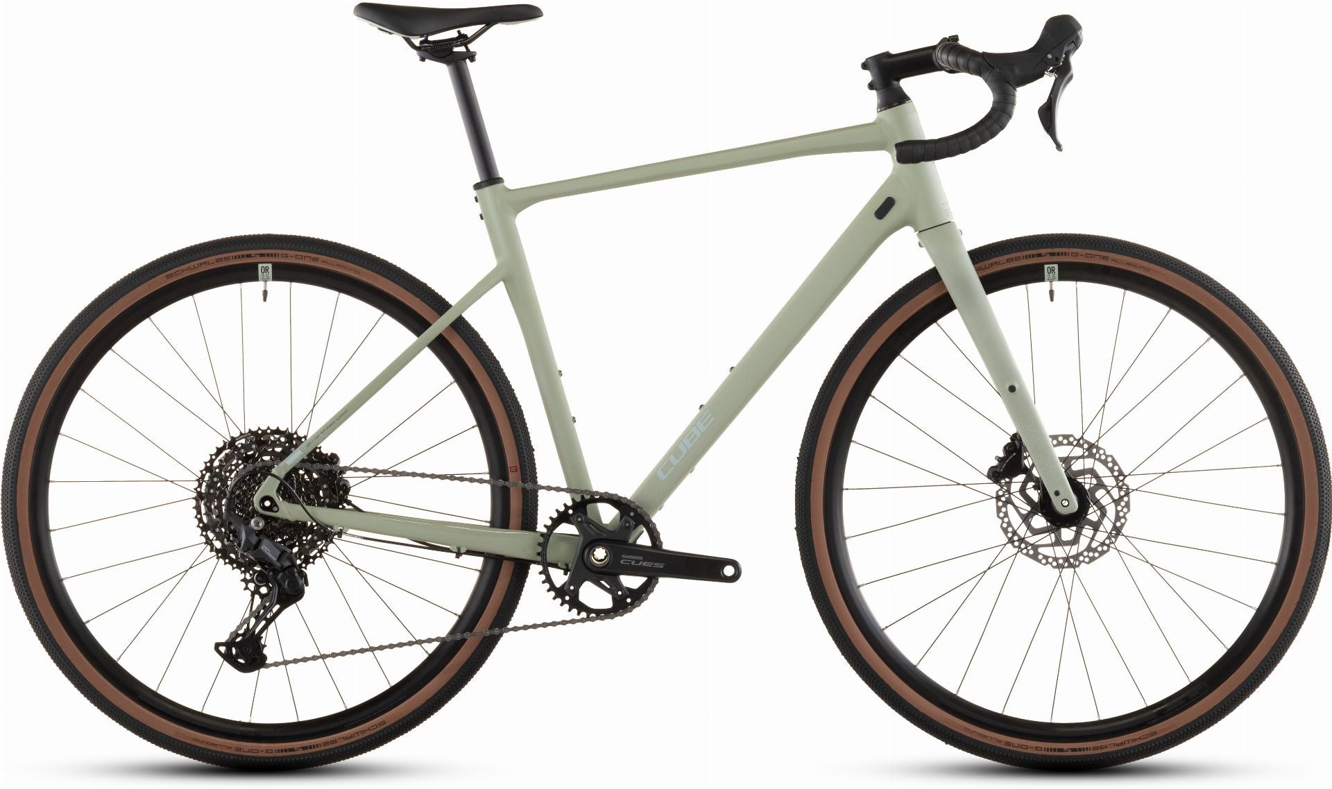 Cube Nuroad Pro Gravelbike Diamant pea ́n ́grey - XXS