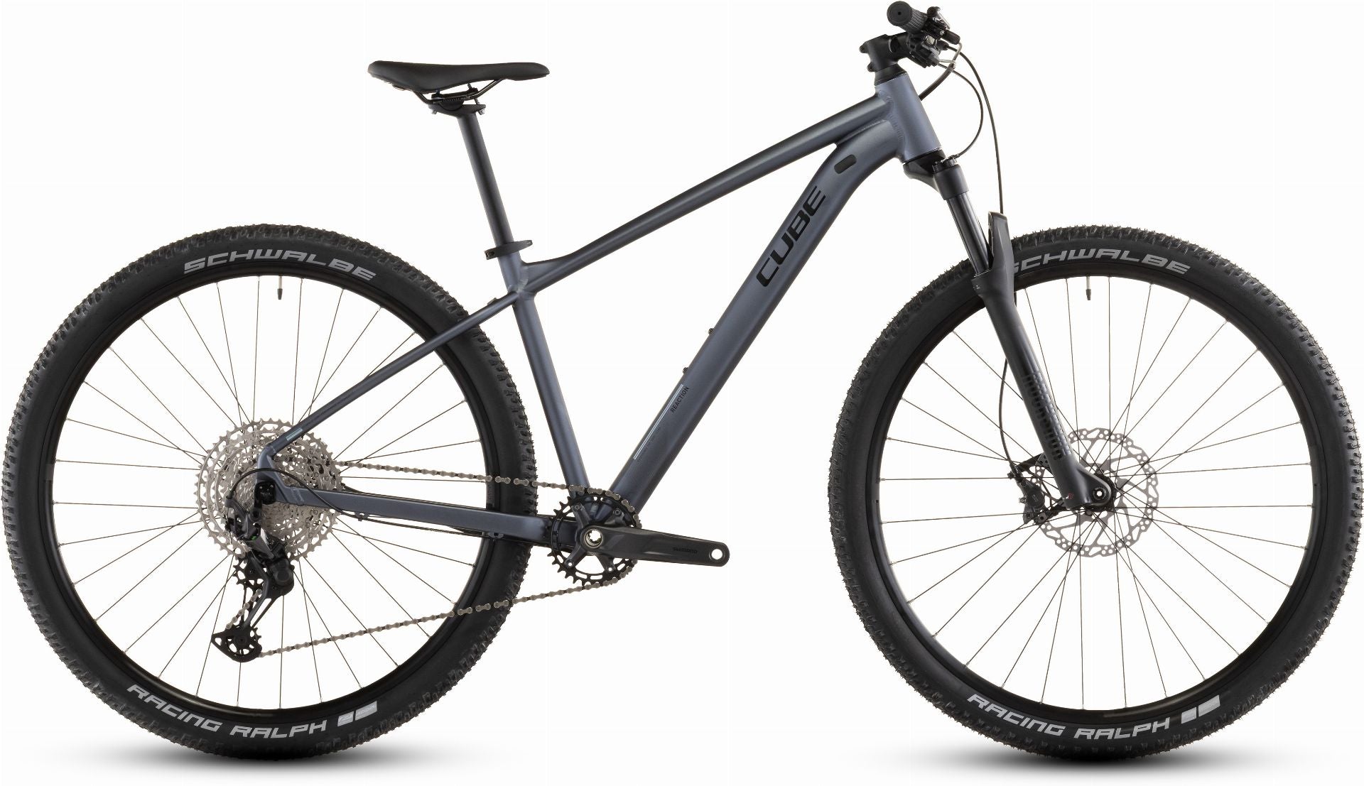 Cube Reaction SLX MTB-Hardtail Diamant metallicgrey ́n ́black - S