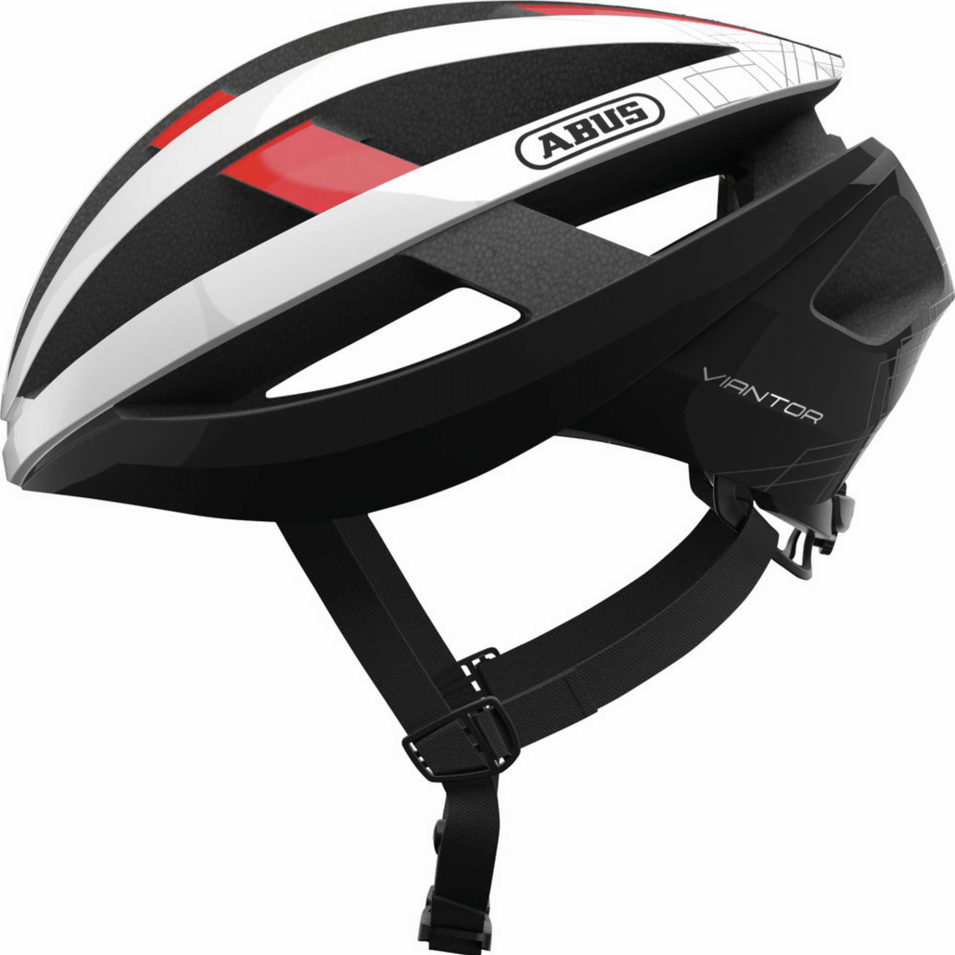 Abus Viantor Helm blaze red - M