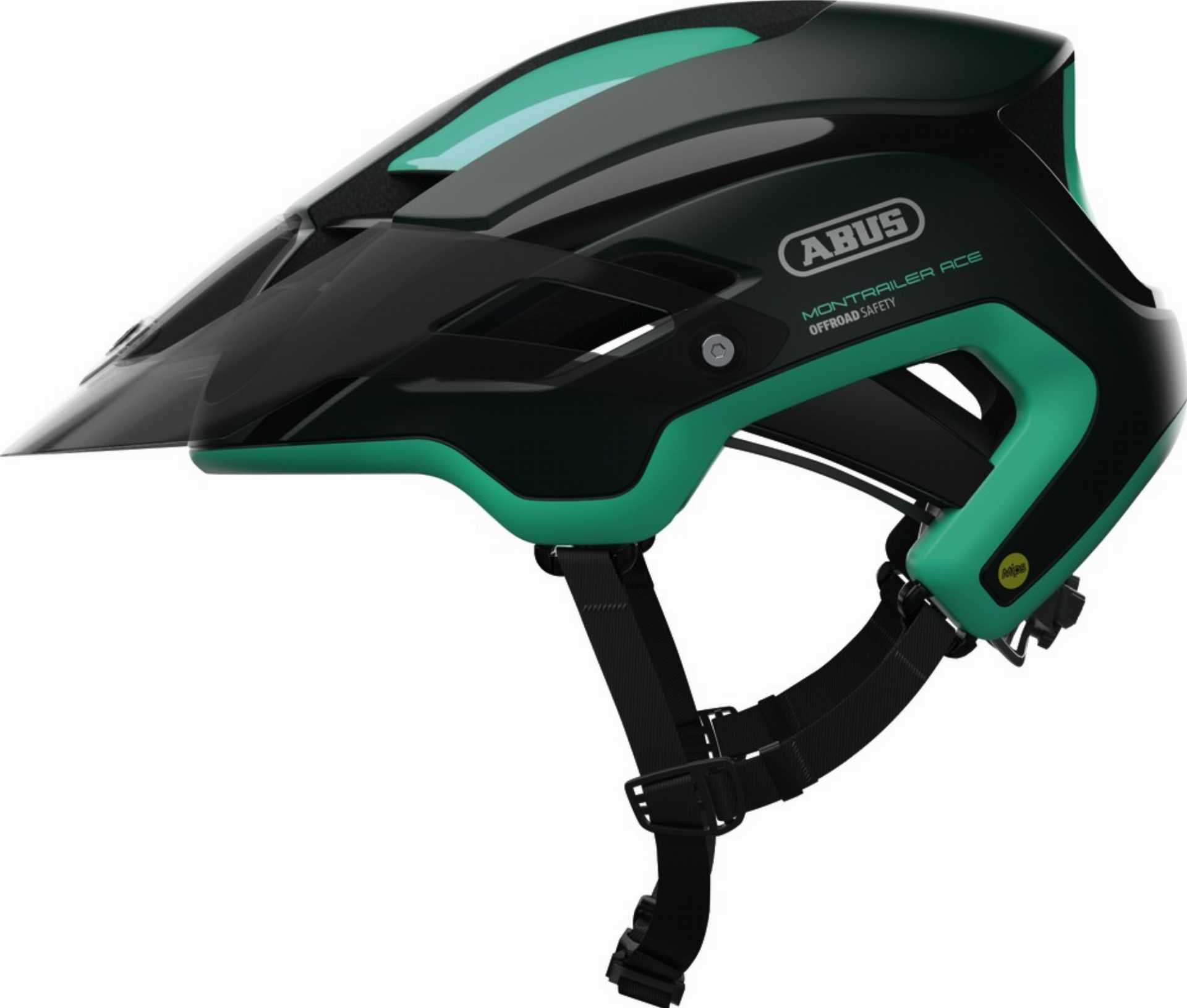 Abus MONTRAILER ACE MIPS Helm smaragd green - L