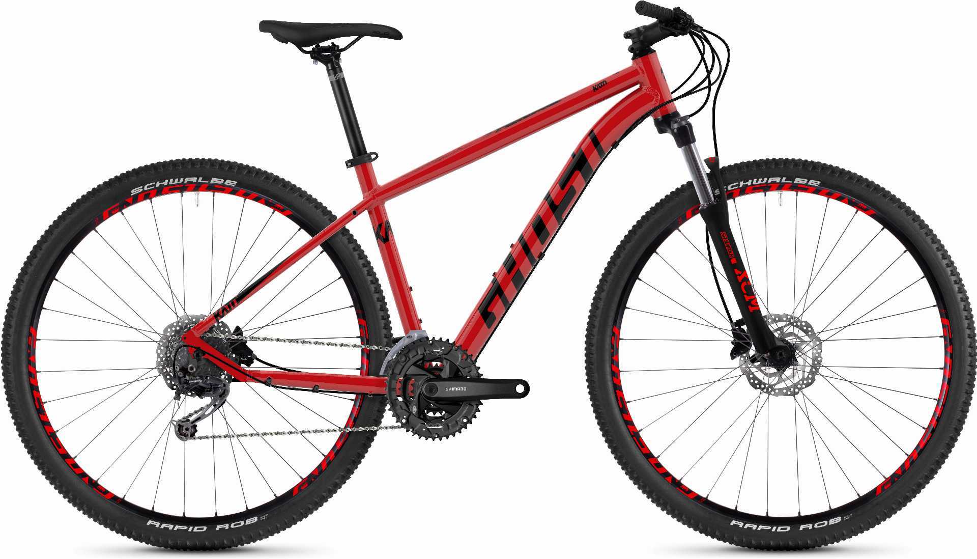 Ghost Kato 4.9 AL U 29" MTB-Hardtail riot red / night black - M