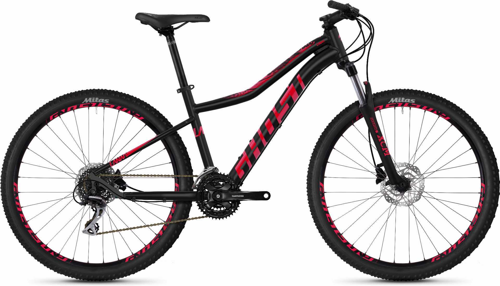 Ghost Lanao 3.7 AL W 27,5" MTB-Hardtail jet black / ruby pink - S