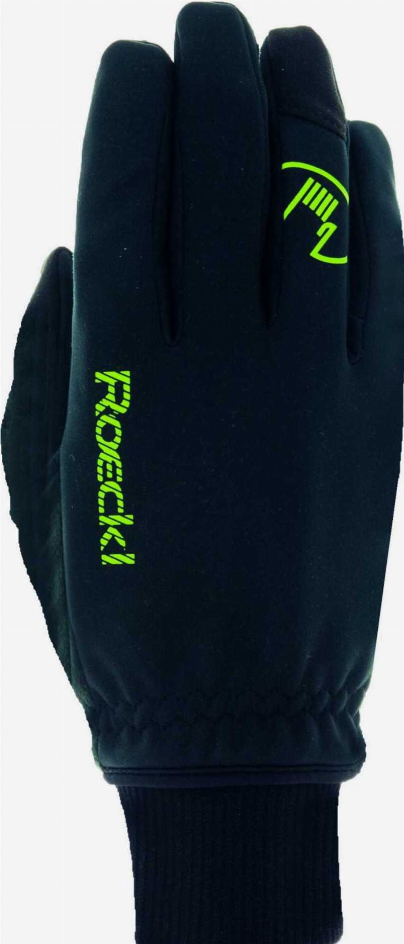 Roeckl Rax Jr. Handschuhe lang schwarz/gelb – Biketech24