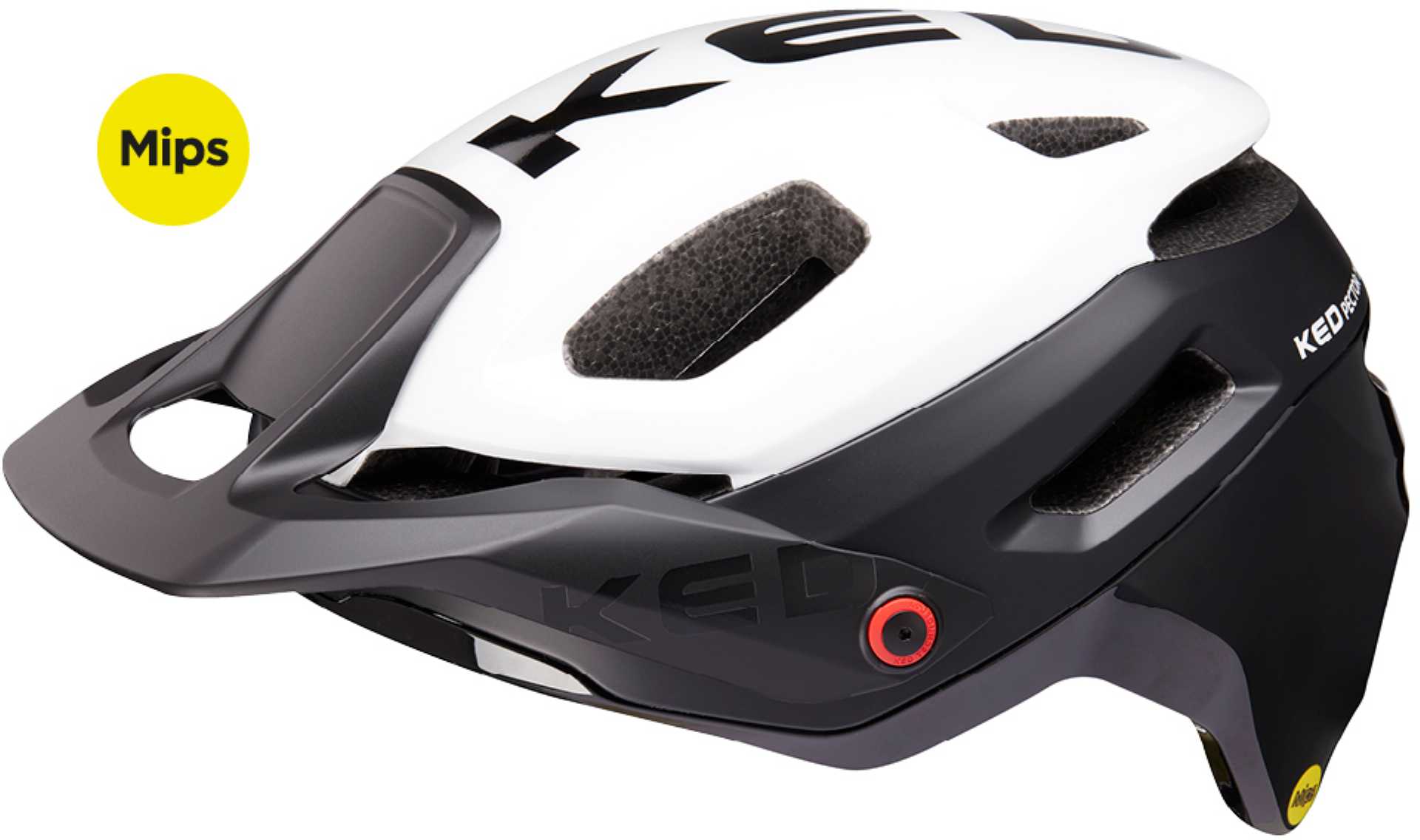 KED Pector ME-1 MTB-Helm black white - L