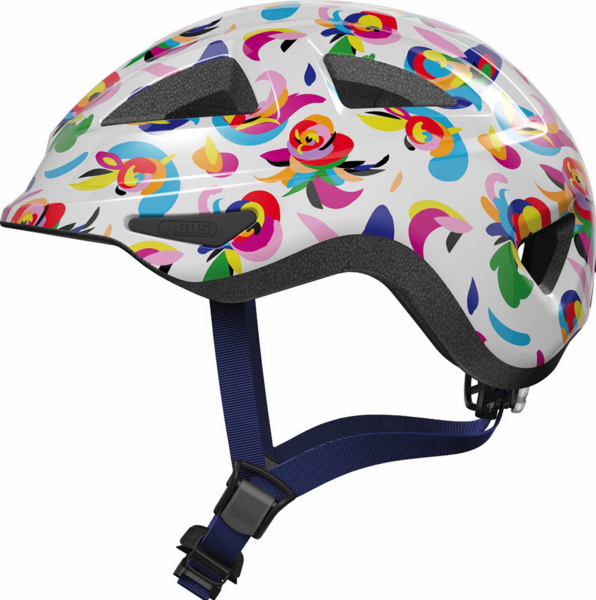 Abus Anuky 2.0 Kinder-Helm white parrot - M (52-57 cm)
