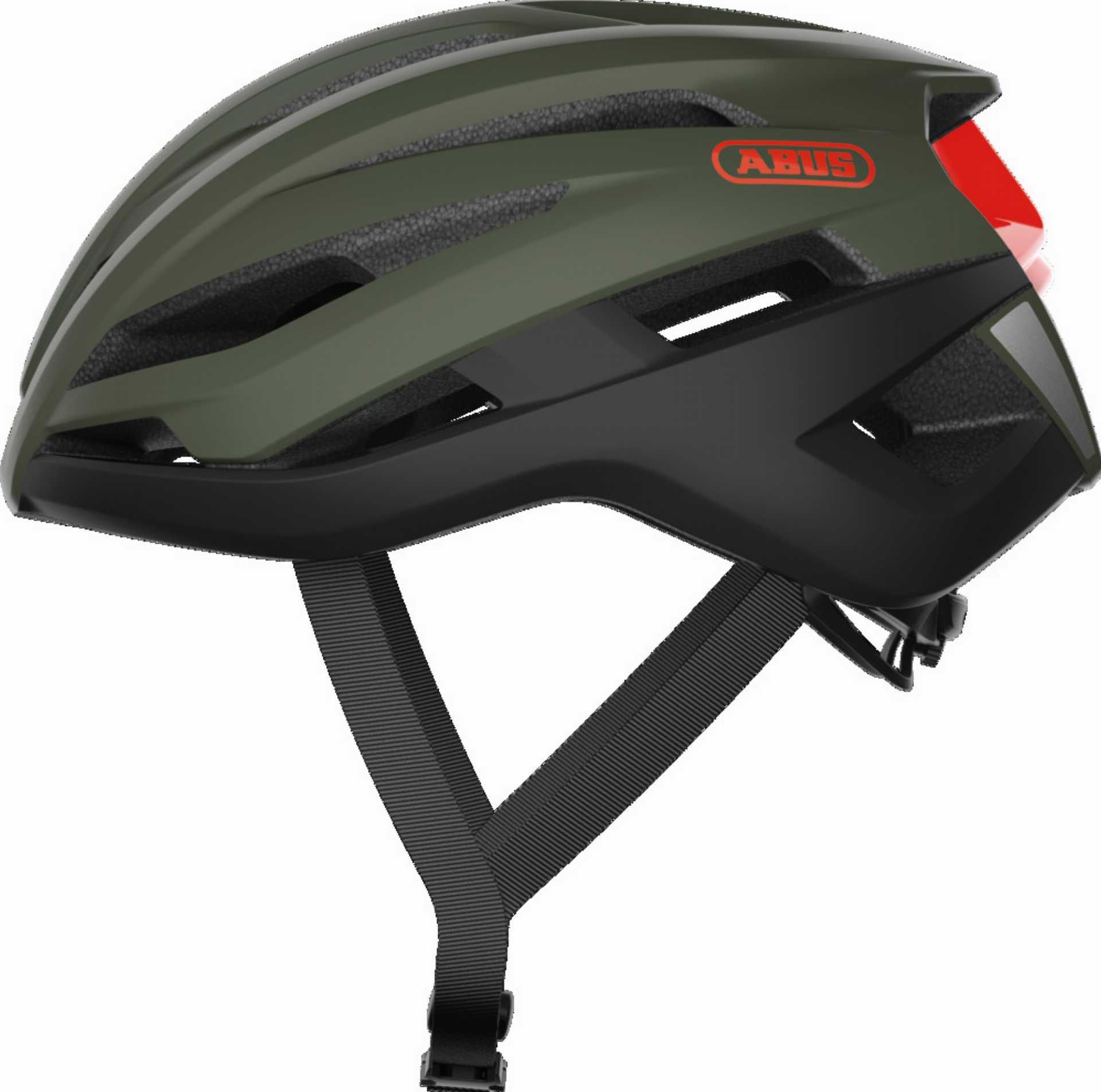 Abus StormChaser Rennrad-Helm olive green - S (51-55 cm)