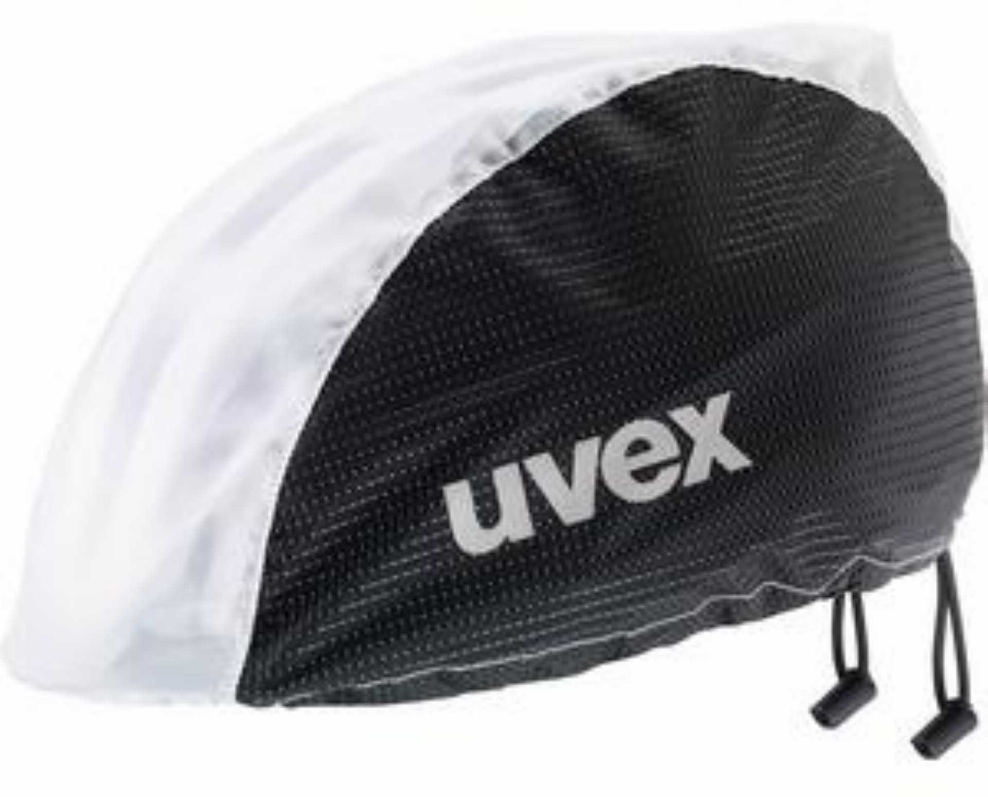 Uvex Rain Cap Bike black white - S/M