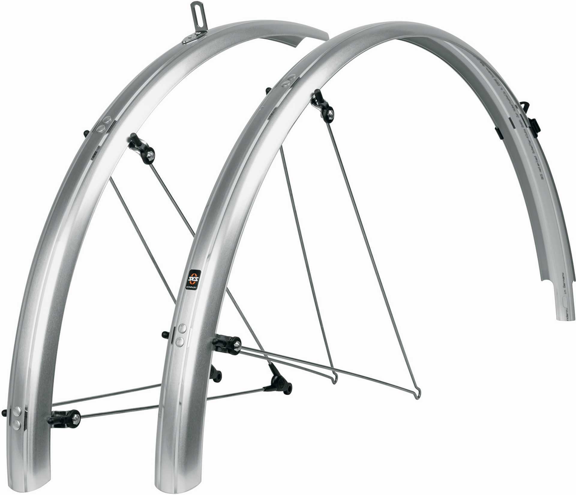 B-Ware - SKS Bluemels Basic Schutzblech-Set 28" silver (Gebrauchtware) - 55 mm