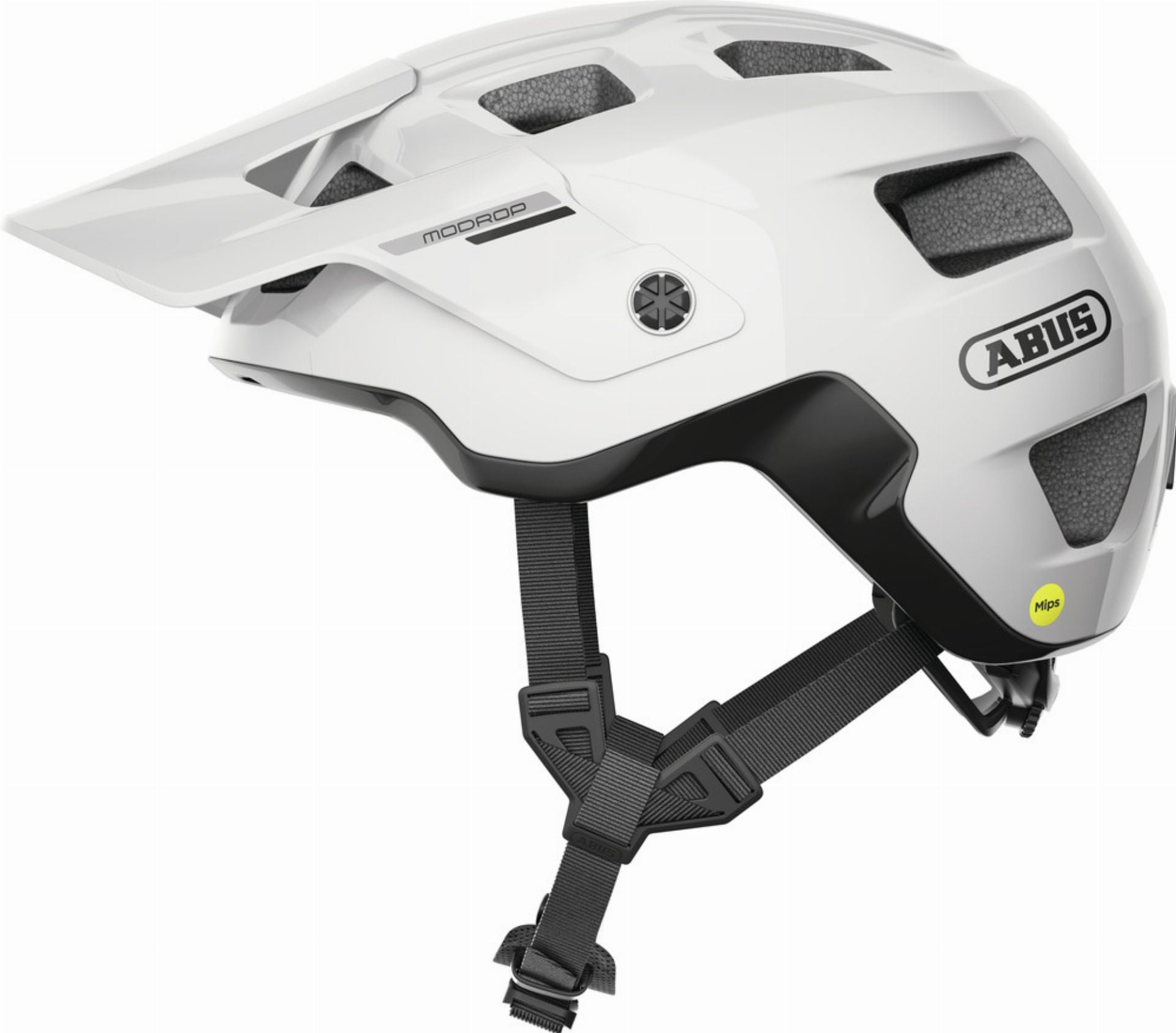 Abus MoDrop Mips MTB-Helm shiny white - L (57-61 cm)