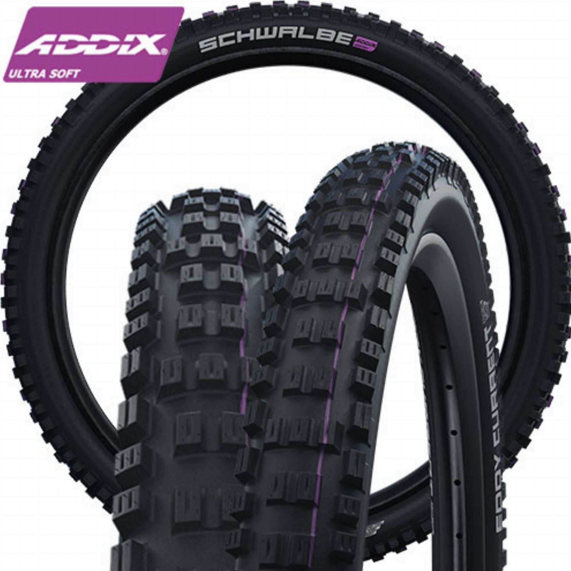 Schwalbe Eddy Current Front Super Trail, Evolution Line, TLE, SnakeSkin Faltreifen 29" Addix Ultra Soft black - 65-622