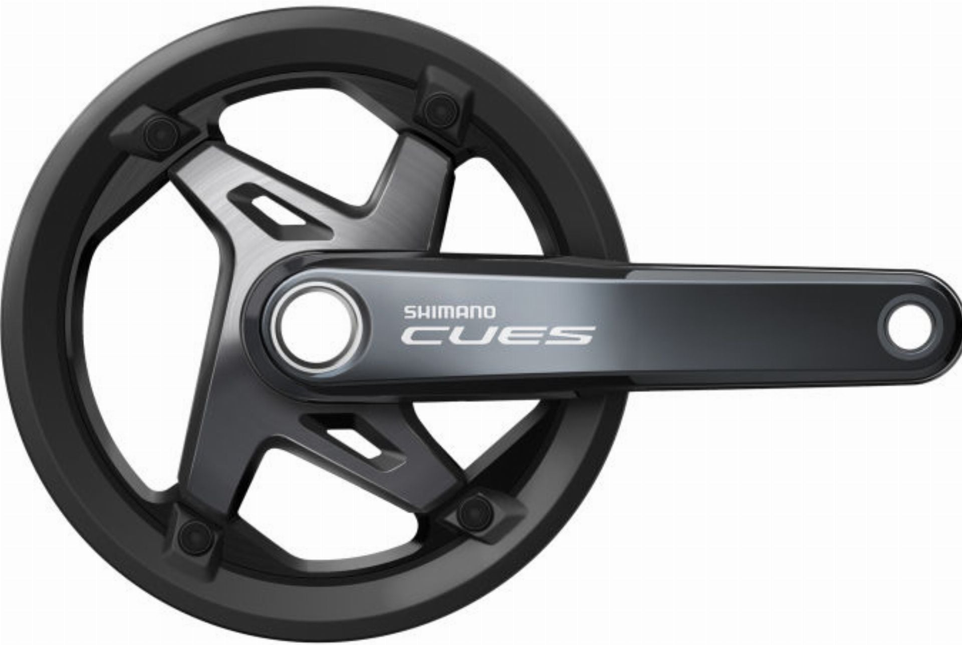 Shimano FC-U8000 Cues Kurbelgarnitur 9/10/11-fach mit Kettenschutzring, 42 Zähne schwarz - 170 mm