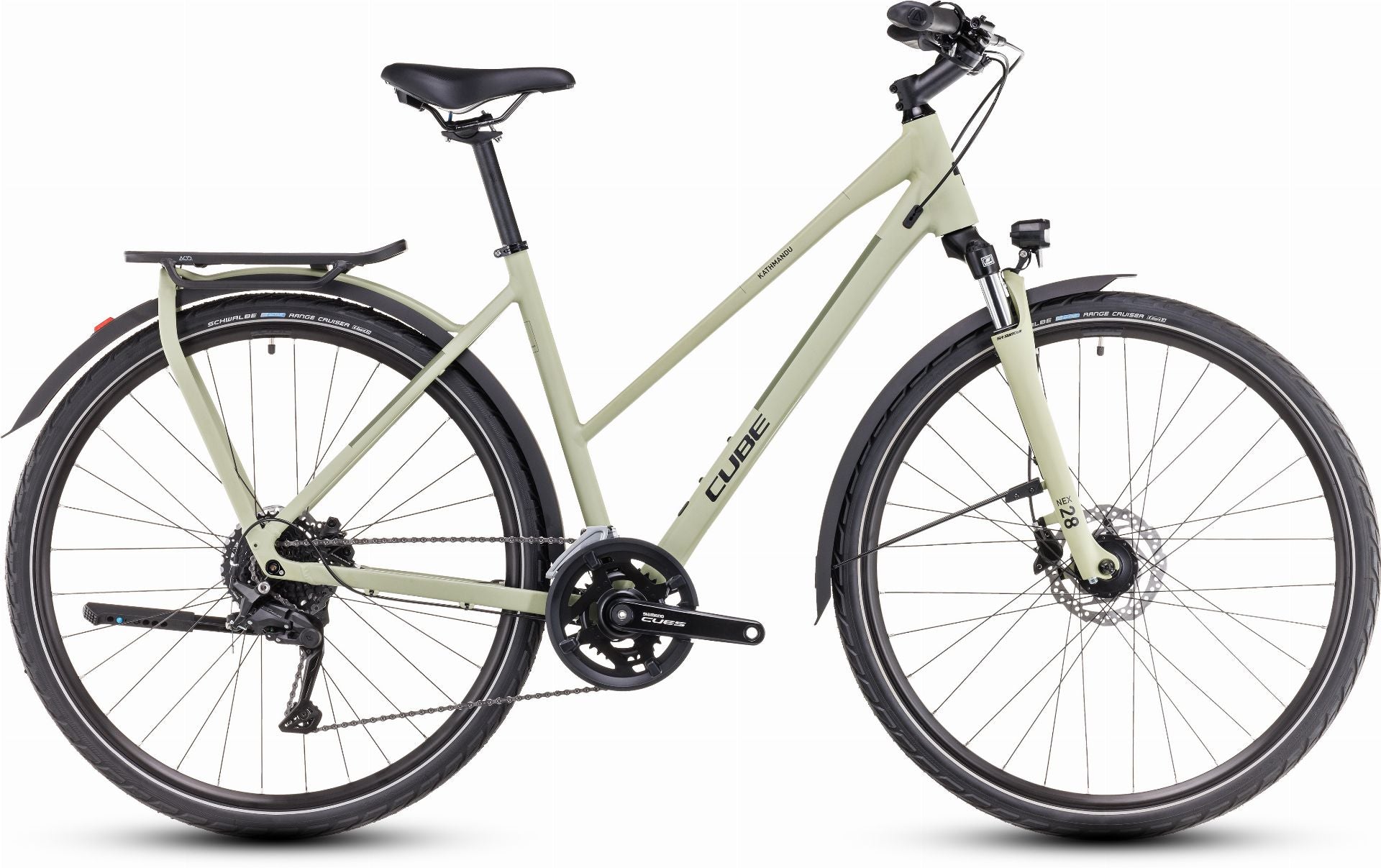 Cube Kathmandu One Trekkingrad Trapeze 28" green ́n ́black - 54 cm/M