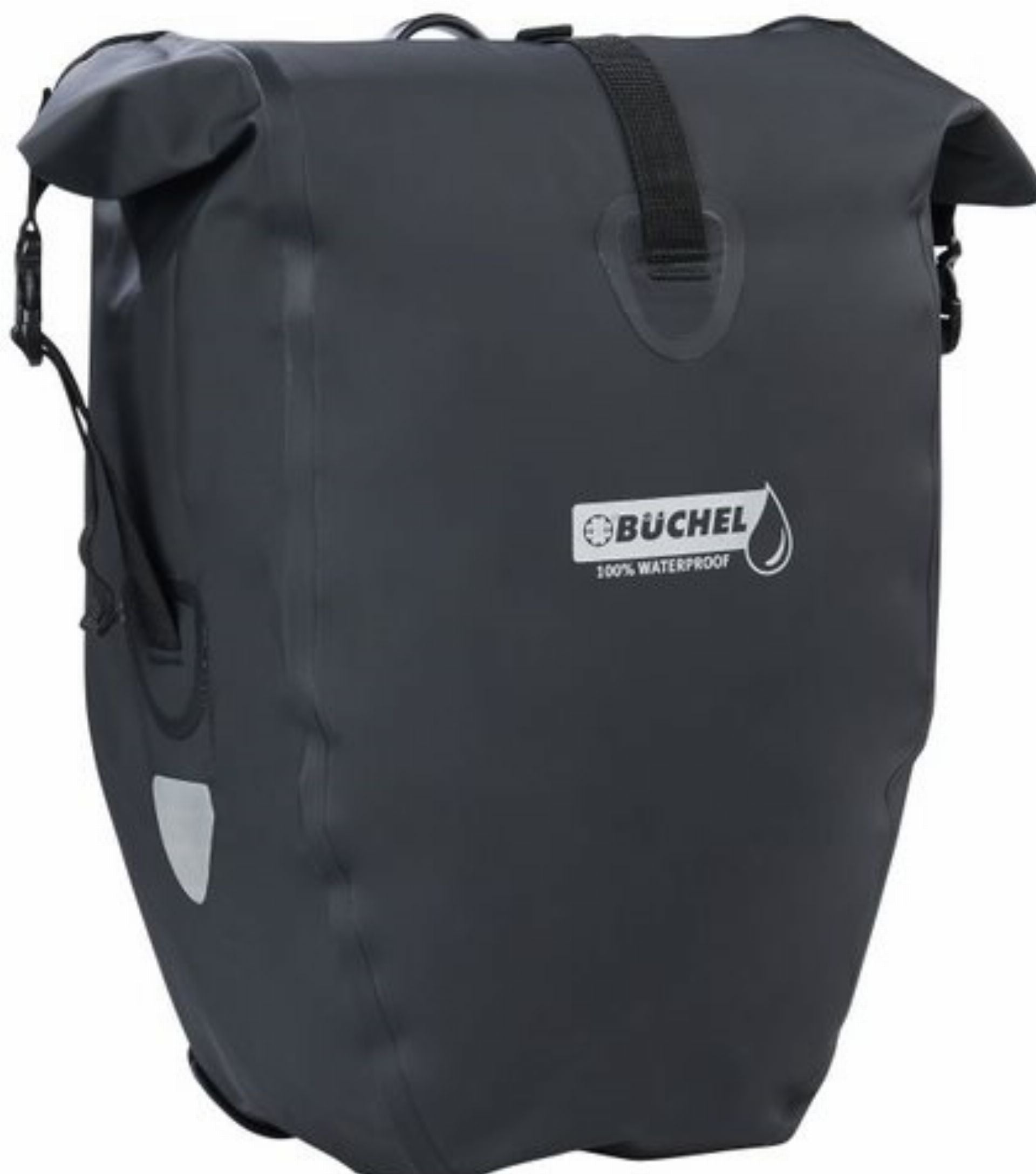 Büchel Gepäckträgertasche 100 % Wasserdicht inkl. Halterungssystem schwarz 25,4 L