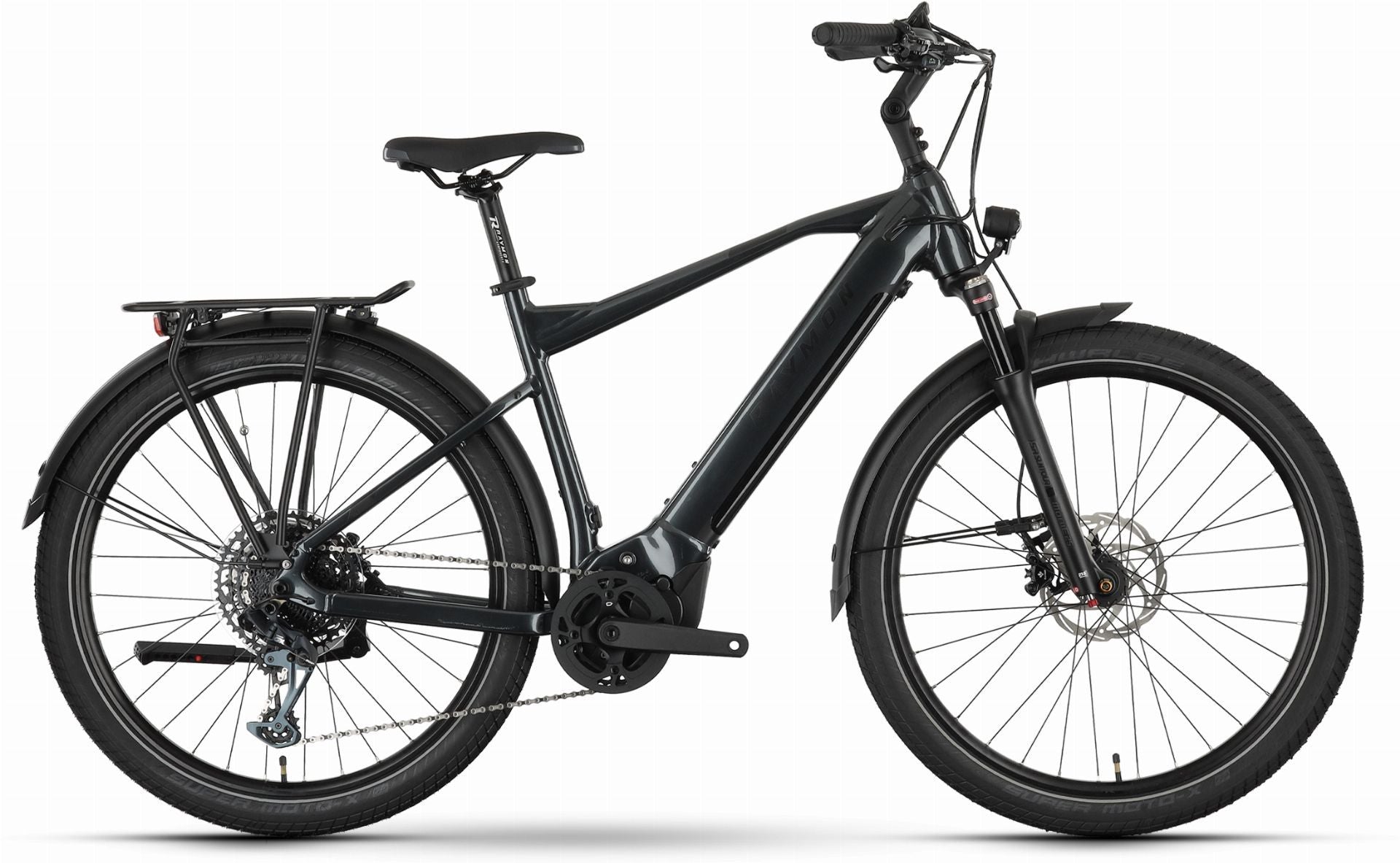 Raymon TourRay E 8.0 SE 630 Wh E-Bike Diamant 27,5" anthracite - M/50 cm