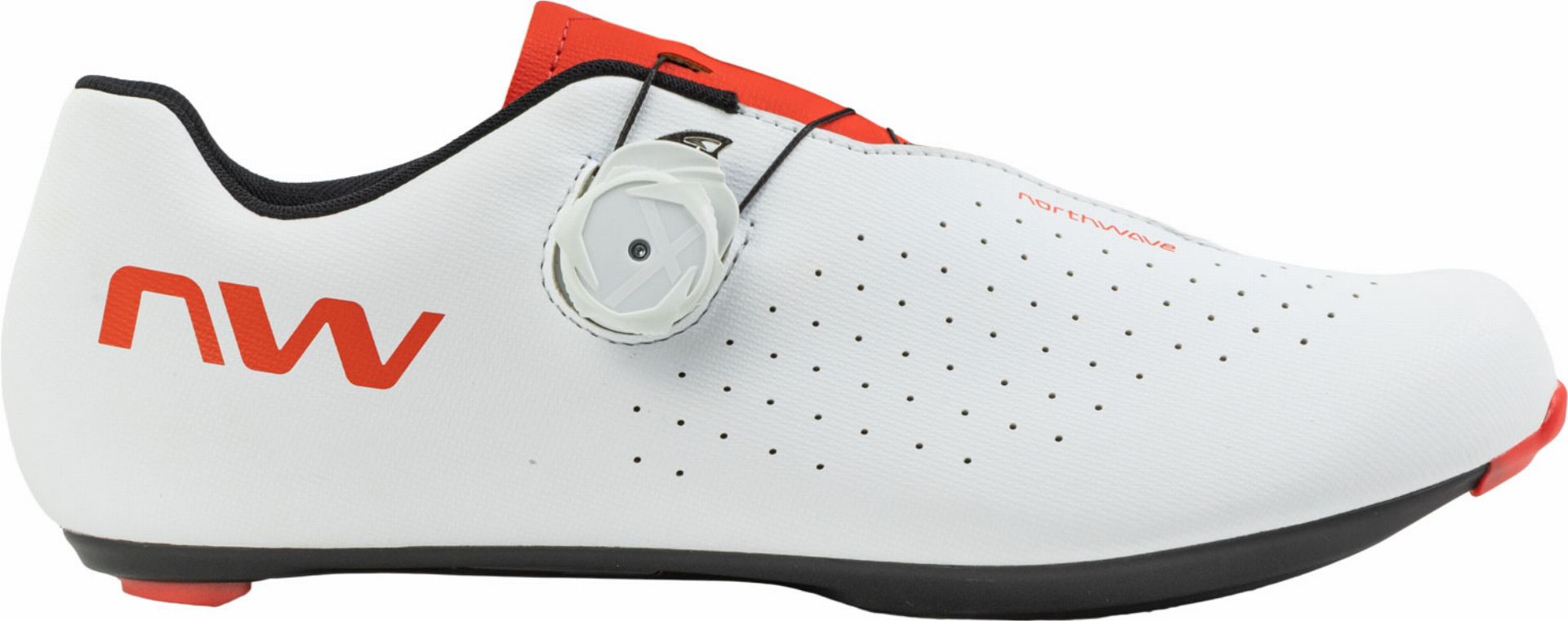 Northwave Sonic Plus Rennradschuhe white/red fluo - 44,5