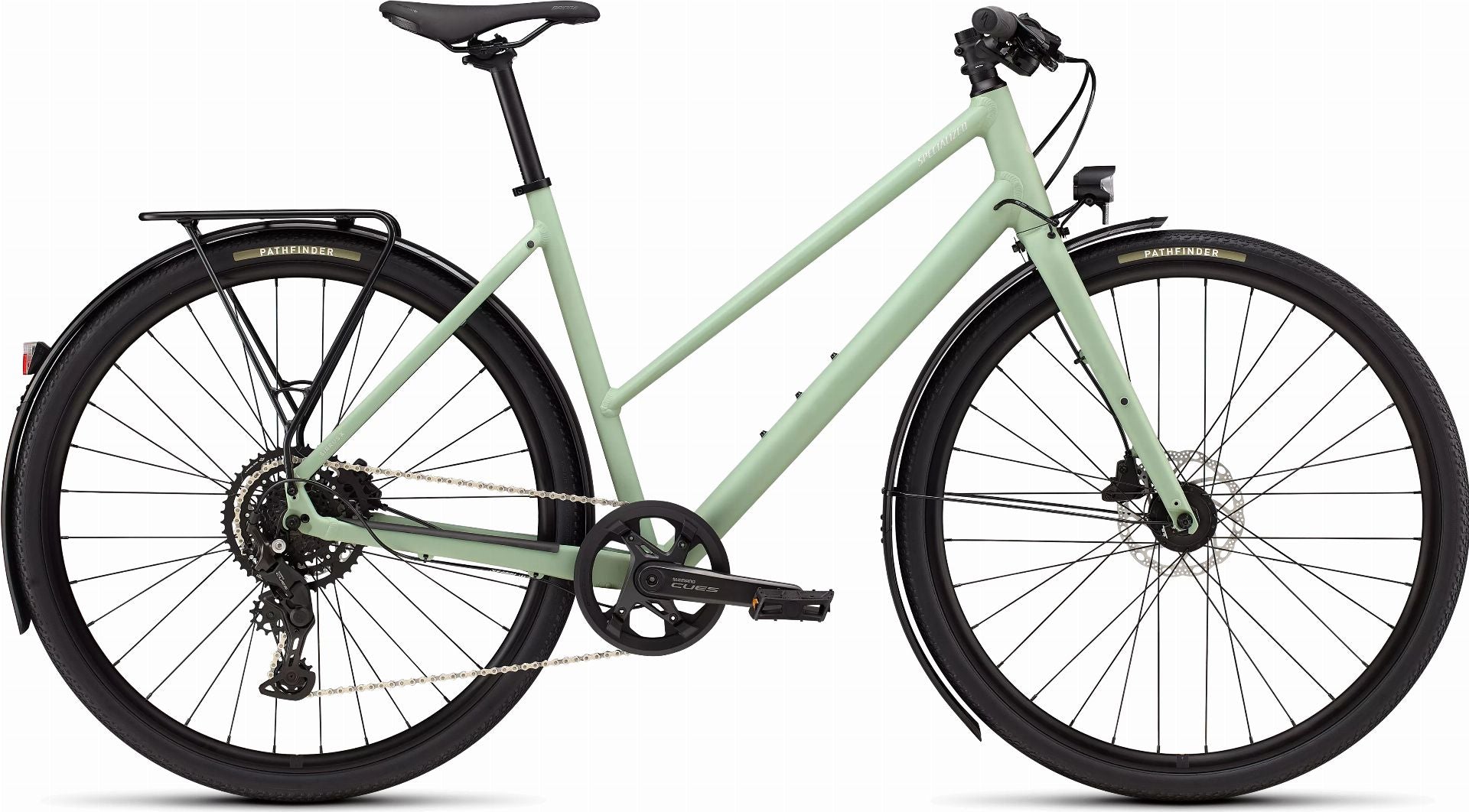 Specialized Sirrus X 2.0 EQ ST Trekkingrad Trapez 28" Satin Pistachio/Dolomite Metallic Frost Reflective - XS