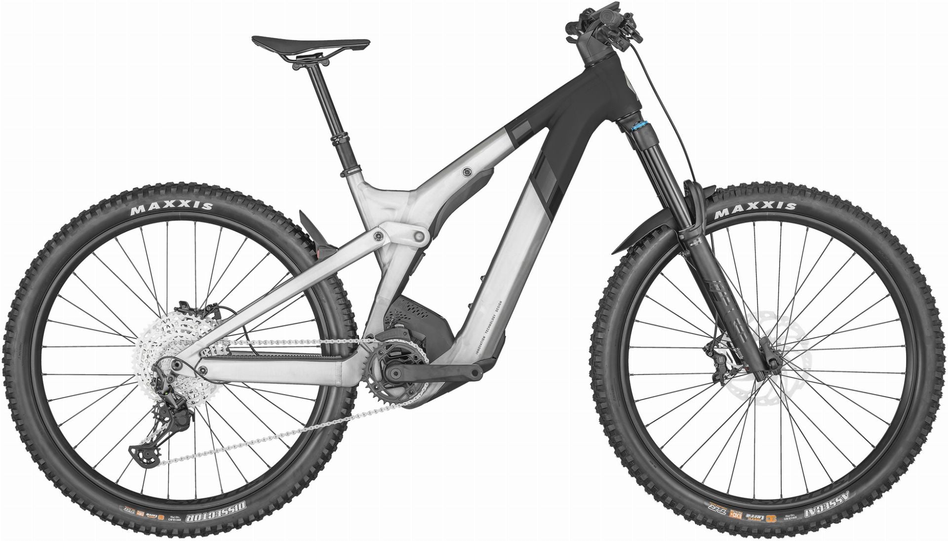 Scott Patron ST eRIDE 910 750 Wh E-Bike Fully 29" Raw Alloy - S