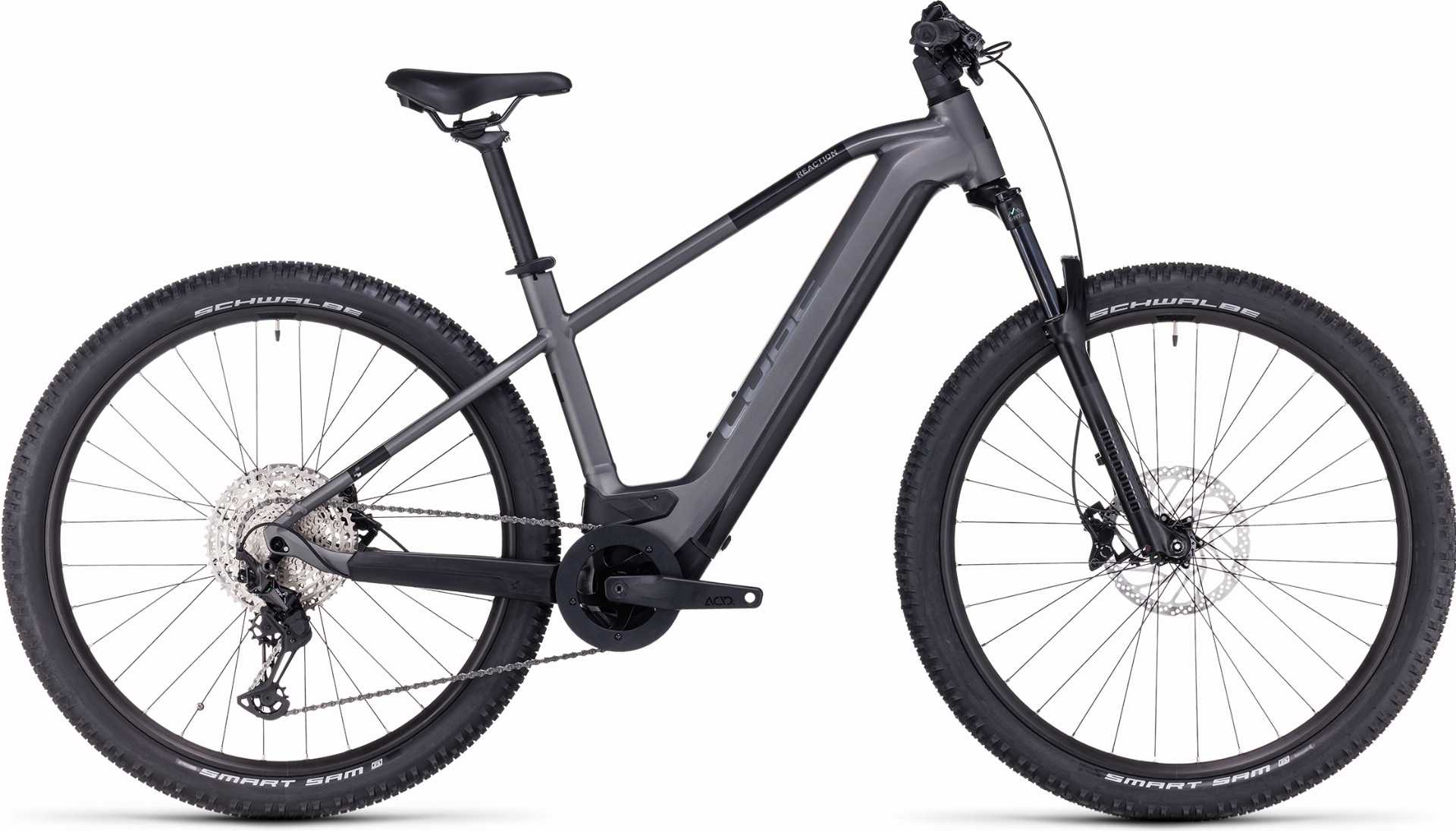 Cube Reaction Hybrid Race 625 Wh E-Bike Diamant grey ́n ́metal - 19"/L