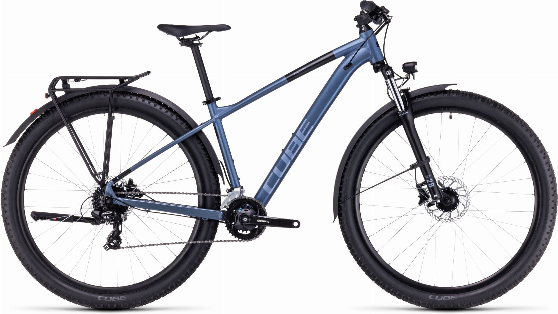Cube Aim Allroad MTB-Hardtail Diamant navyblack ́n ́blue - 14"/XS