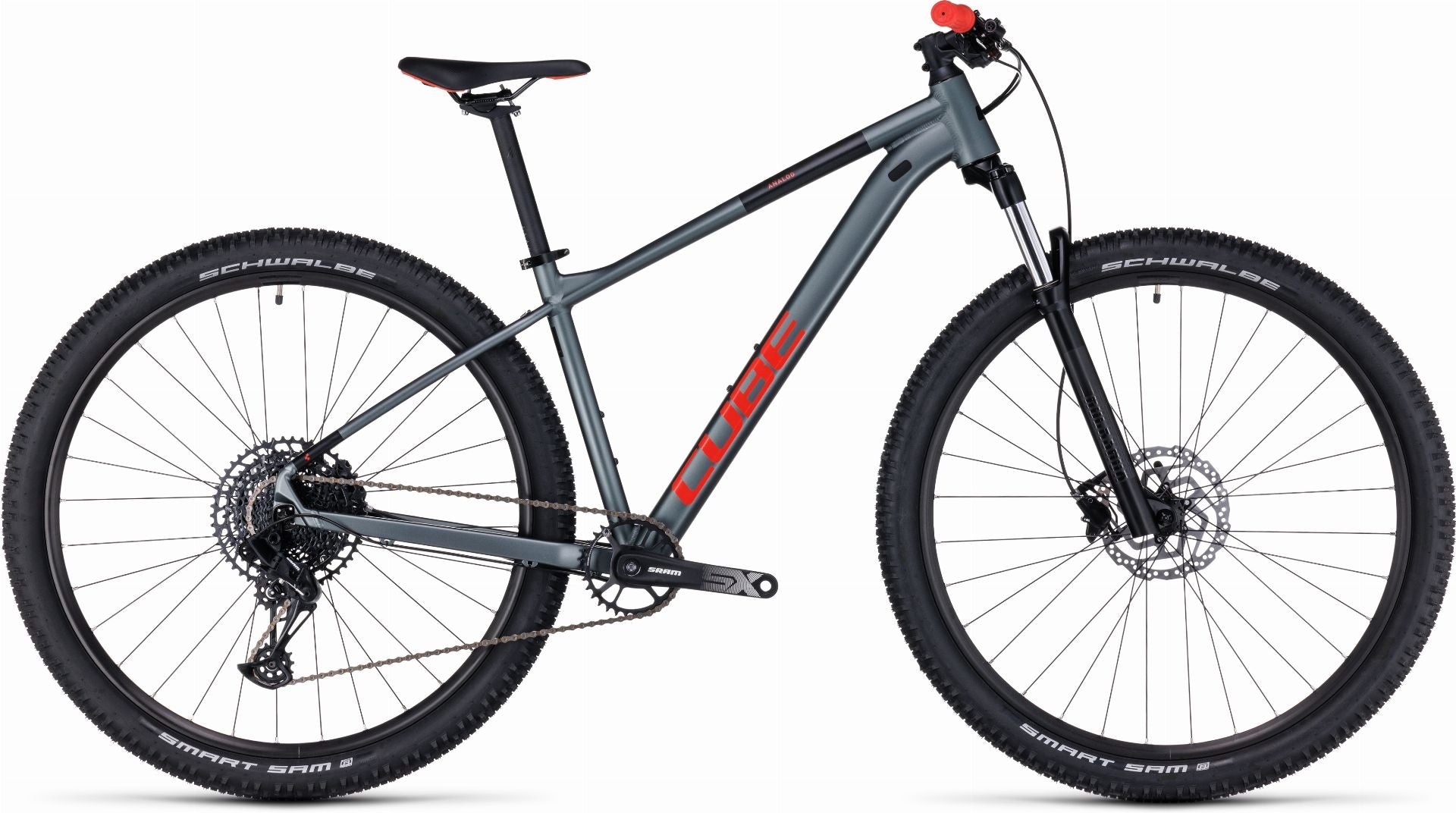Cube Analog MTB-Hardtail Diamant flashgrey ́n ́red - 18"/M