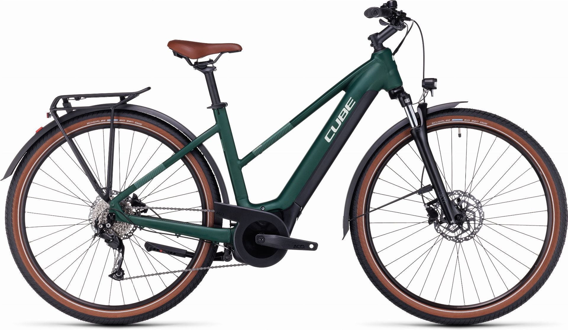 Cube Touring Hybrid One 625 Wh E-Bike Trapeze 28" darkgreen ́n ́green - 50 cm/S