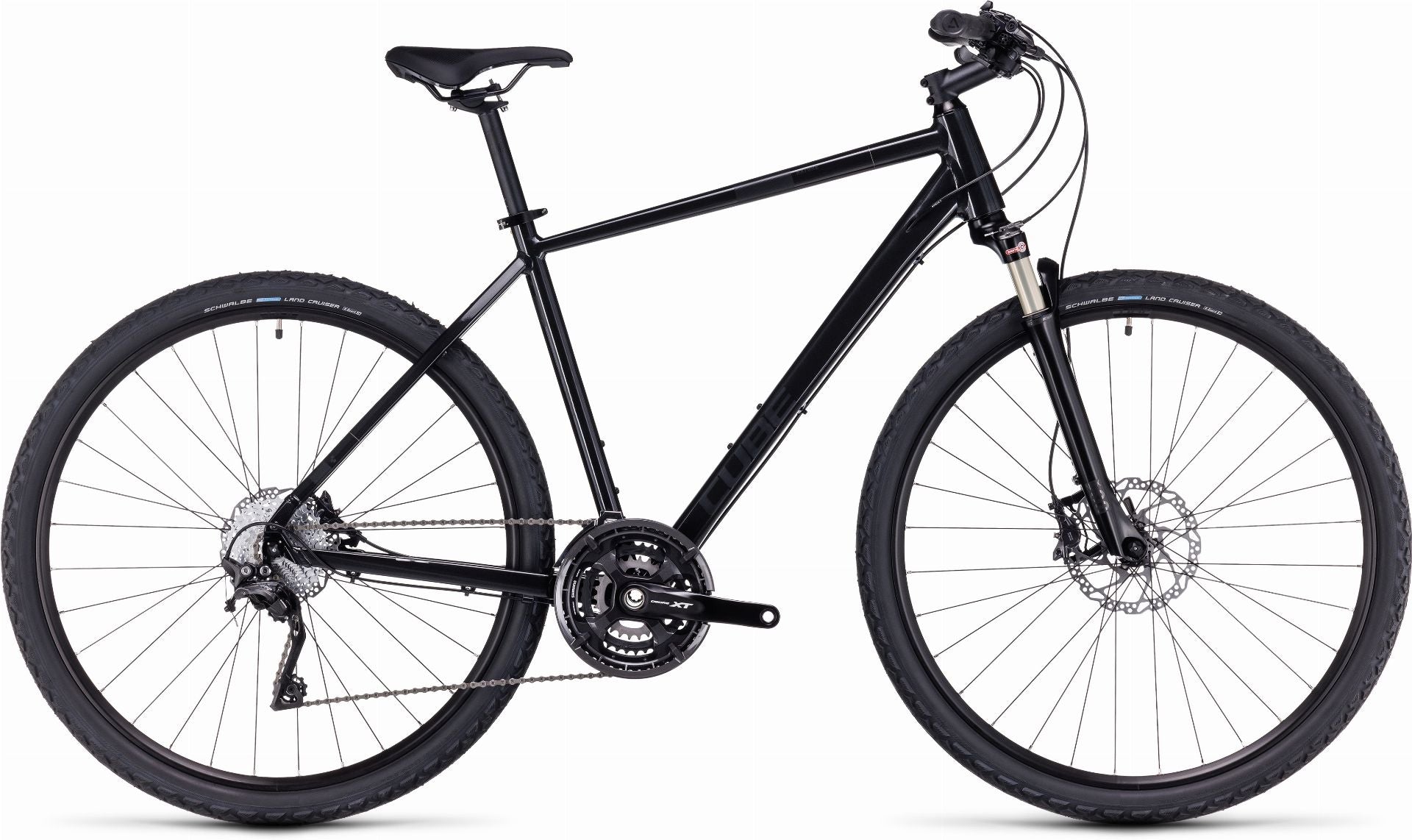 Cube Nature SLX Crossrad Diamant 28" grey ́n ́black - 46 cm/XS