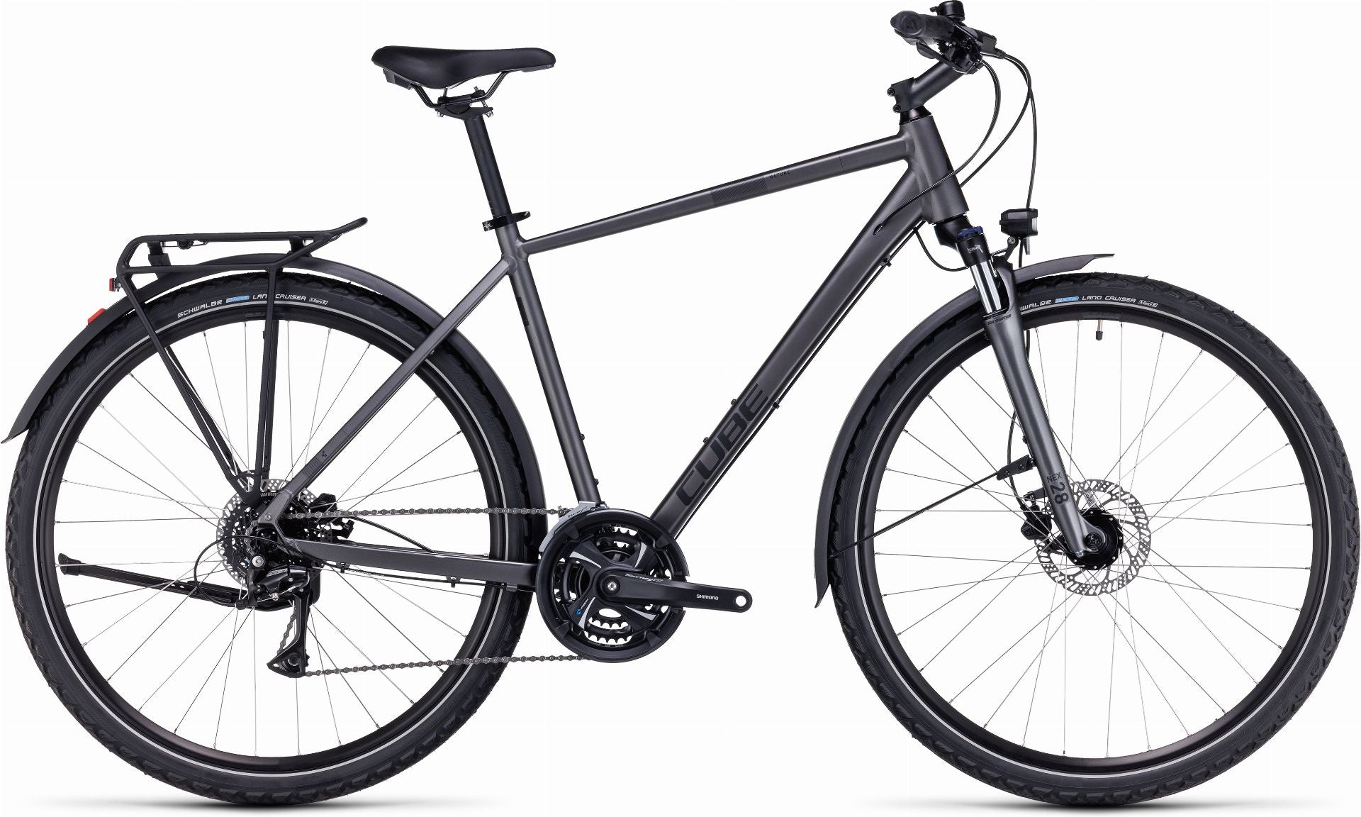 Cube Nature Allroad Trekkingrad Diamant 28" graphite ́n ́black - 58 cm/L