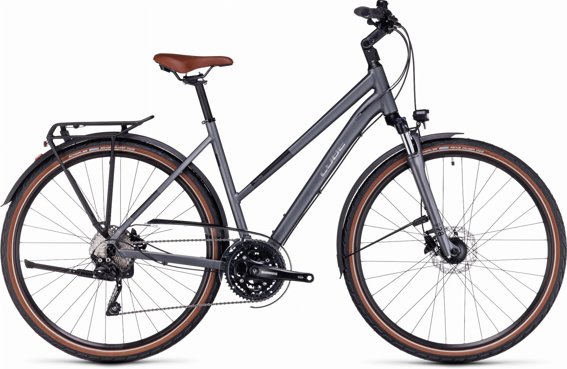 Cube Touring EXC Trekkingrad Trapeze 28" grey ́n ́metal - 46 cm/XS