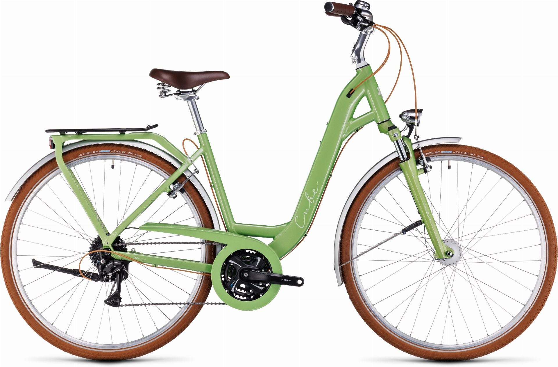 Cube Ella Ride Cityrad Easy Entry 28" green ́n ́green - 53 cm/M