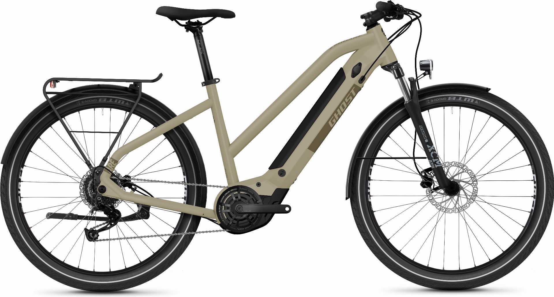 Ghost E-Square Trekking Essential Y 500 Wh E-Bike Trapez 27,5+" dust /mud - L
