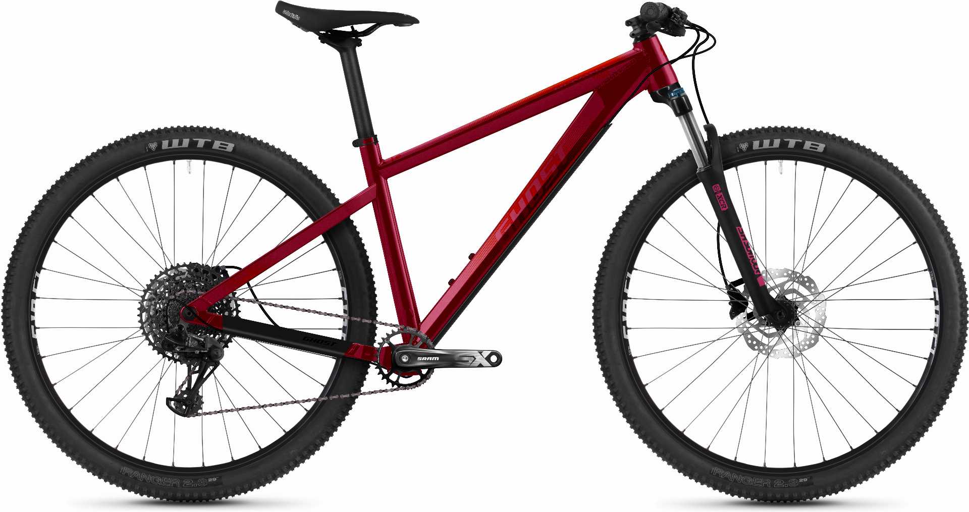Ghost Nirvana Tour SF Base MTB-Hardtail 27,5" cherry/coral - XS