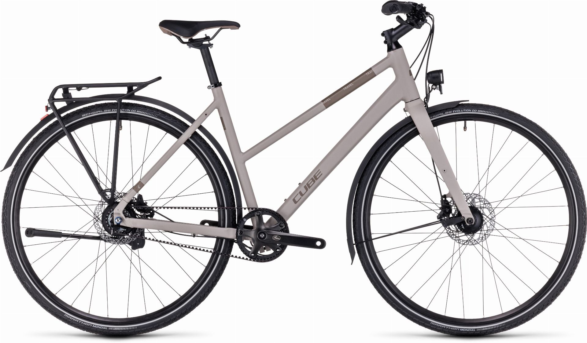 Cube Travel EXC Trekkingrad Trapeze 28" oatgrey ́n ́taupe - 46 cm/XS