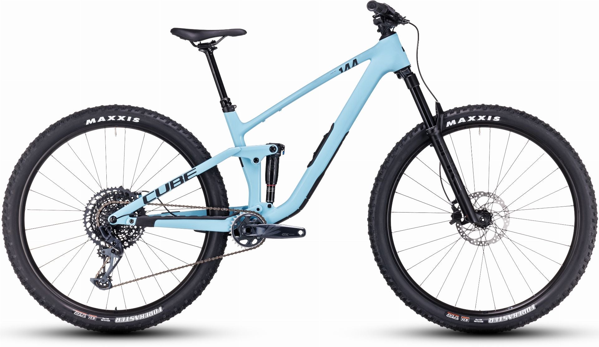 Cube Stereo One44 C:62 Pro MTB-Fully mayablue ́n ́black - S