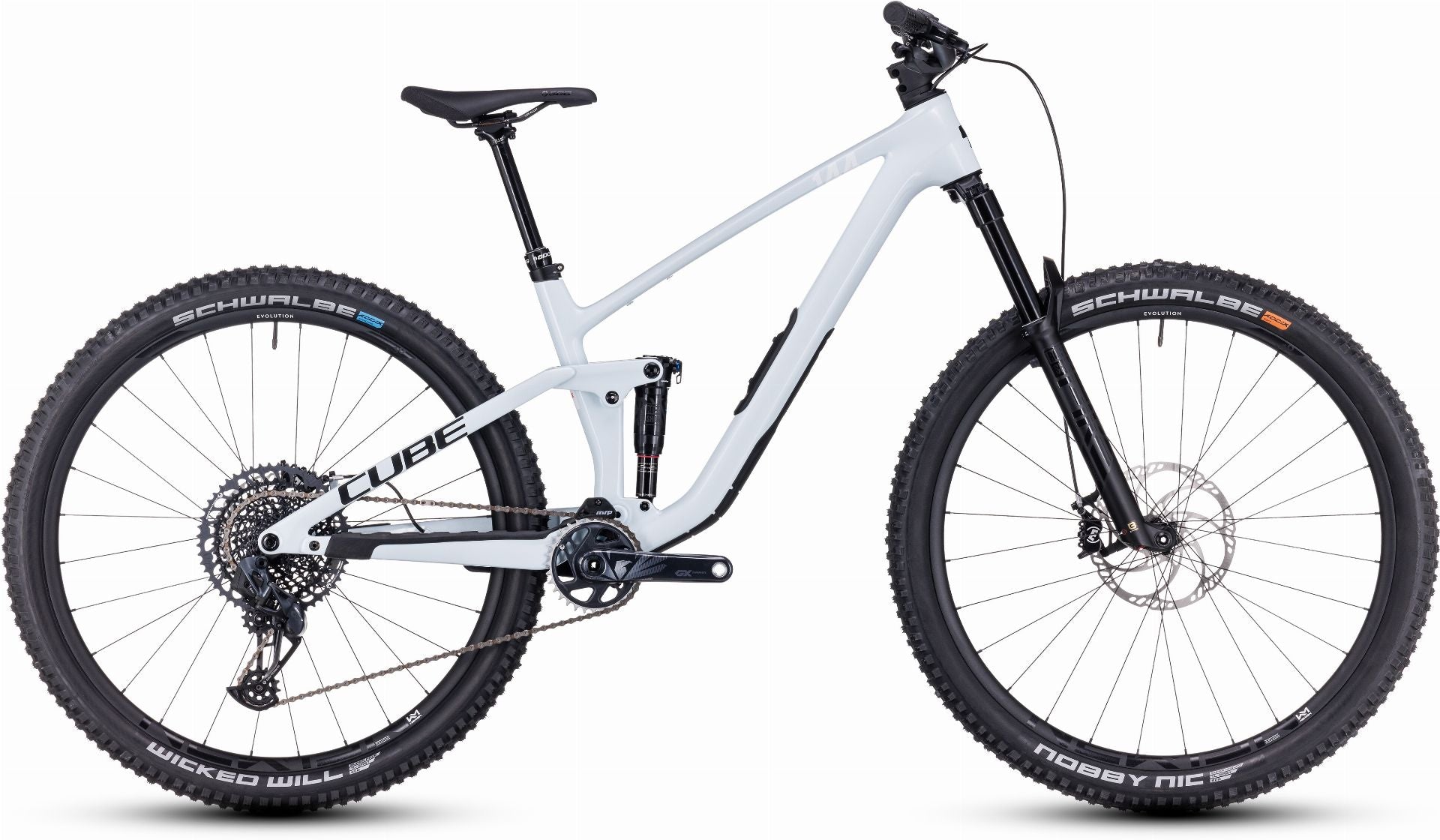 Cube Stereo One44 C:68X SLX MTB-Fully 29" frostwhite ́n ́black - XL