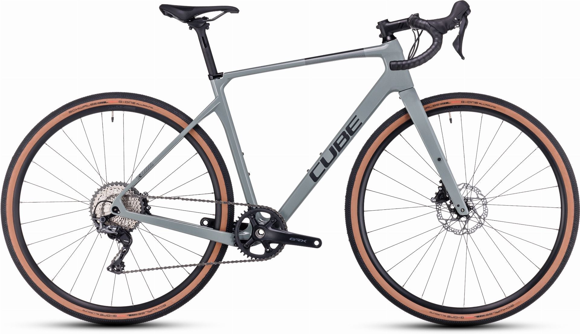 Cube Nuroad C:62 Pro Gravelbike Diamant 28" swampgrey ́n ́black - 53 cm/S
