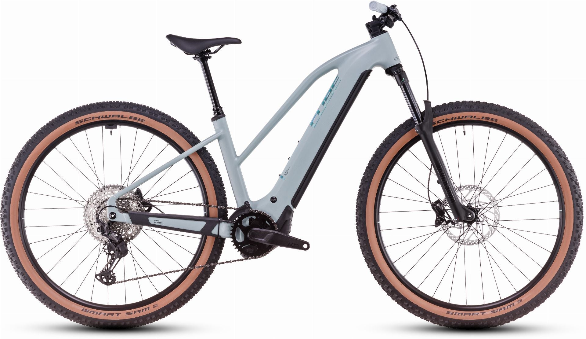 Cube Reaction Hybrid Race 800 Wh E-Bike Hardtail Trapeze desertgreen ́n ́prism - S