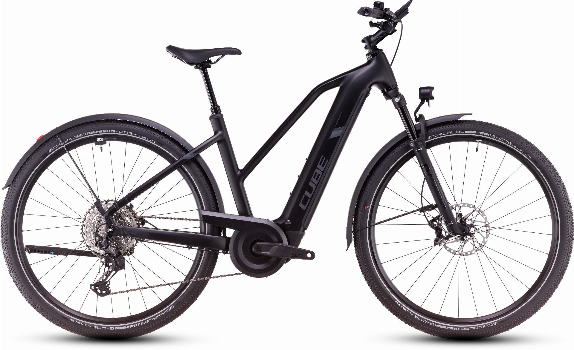 Cube Nuride Hybrid SLX Allroad 800 Wh E-Bike Trapeze 28" black ́n ́reflect - 58 cm